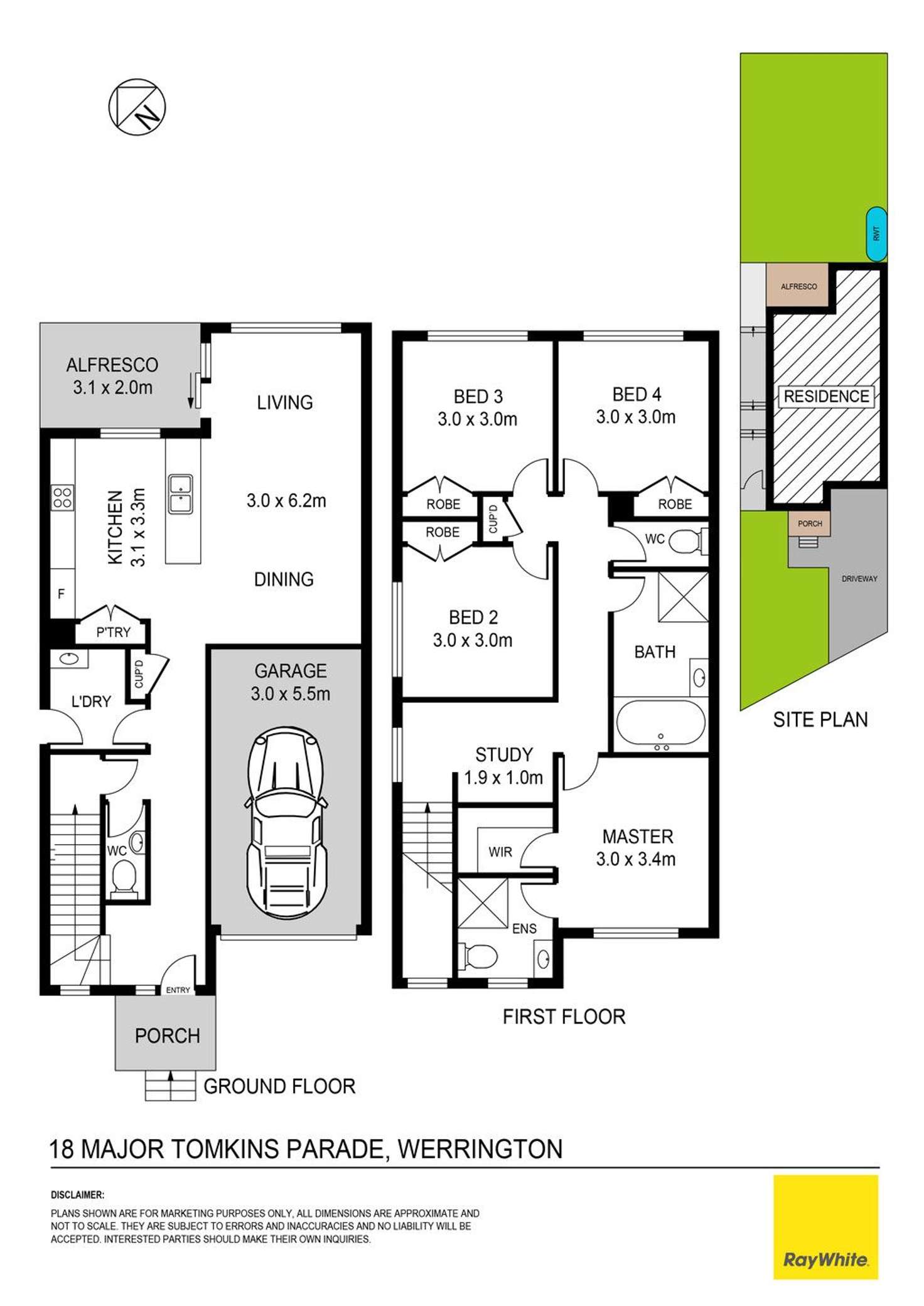 Floorplan of Homely house listing, 18 Major Tomkins Parade, Werrington NSW 2747