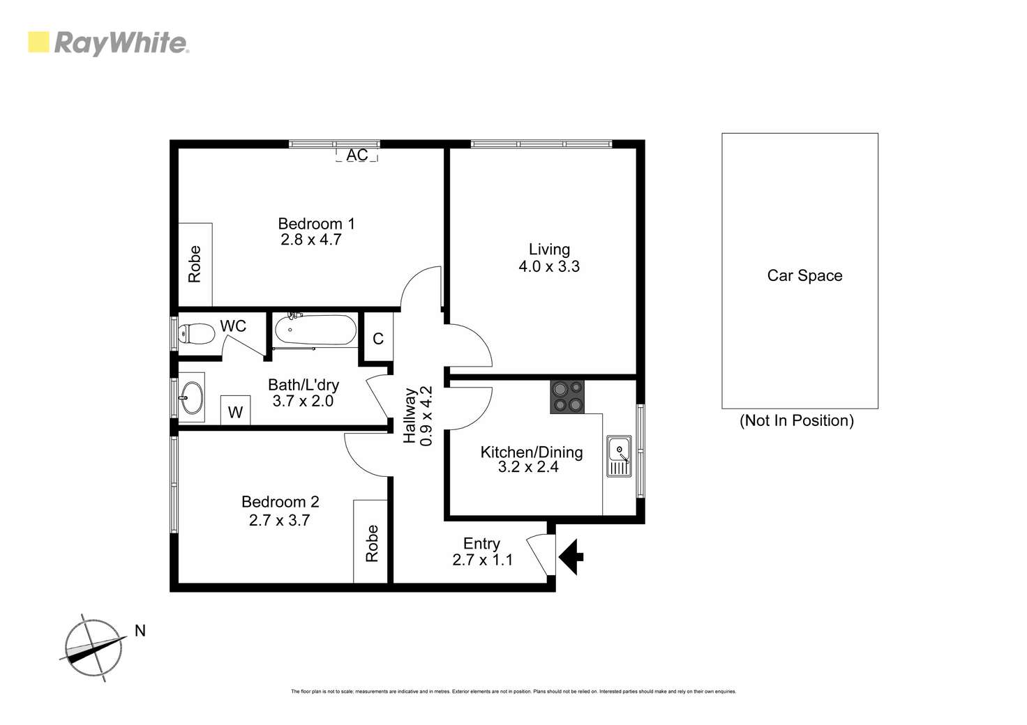 Floorplan of Homely unit listing, 7/105 Willesden Road, Hughesdale VIC 3166