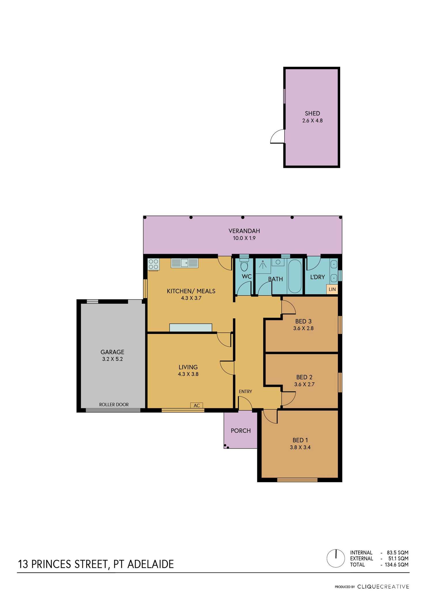 Floorplan of Homely house listing, 13 Princes Street, Port Adelaide SA 5015