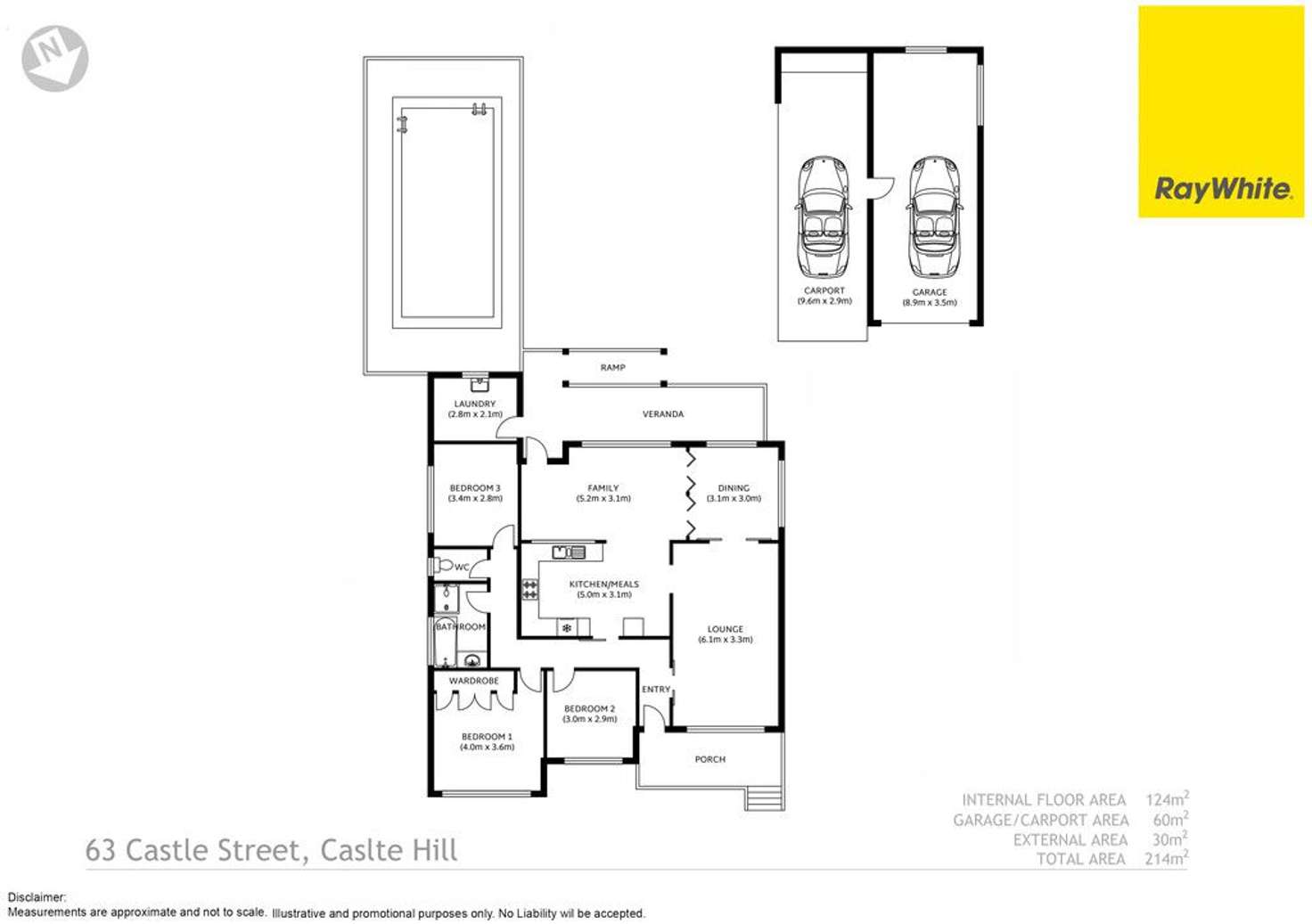 Floorplan of Homely house listing, 63 Castle Street, Castle Hill NSW 2154