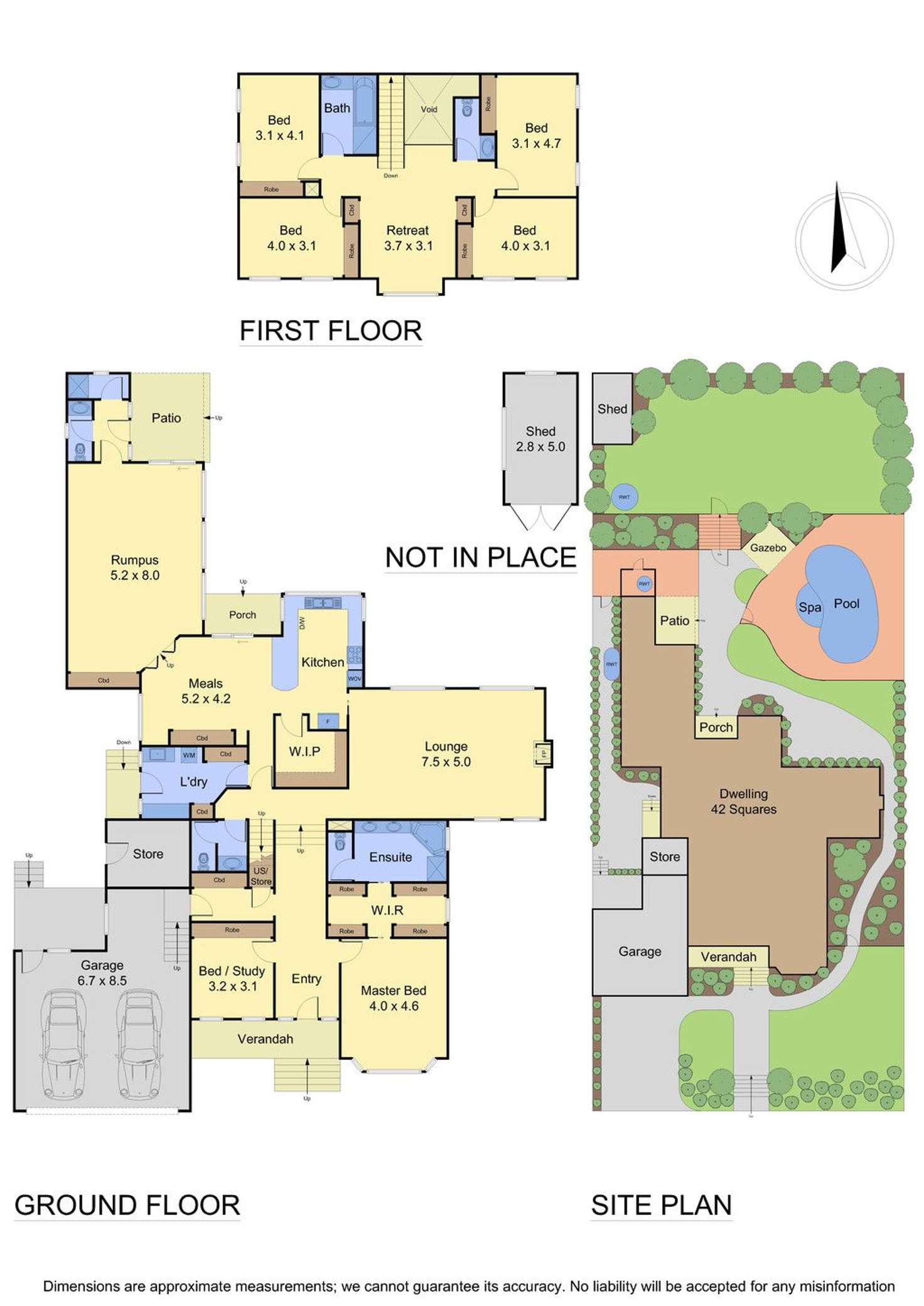 Floorplan of Homely house listing, 24 Candlebark Quadrant, Rowville VIC 3178