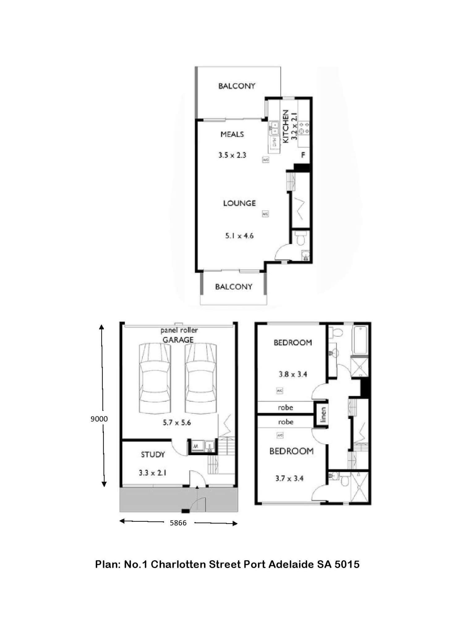 Floorplan of Homely house listing, 1 Charlotten Street, Port Adelaide SA 5015