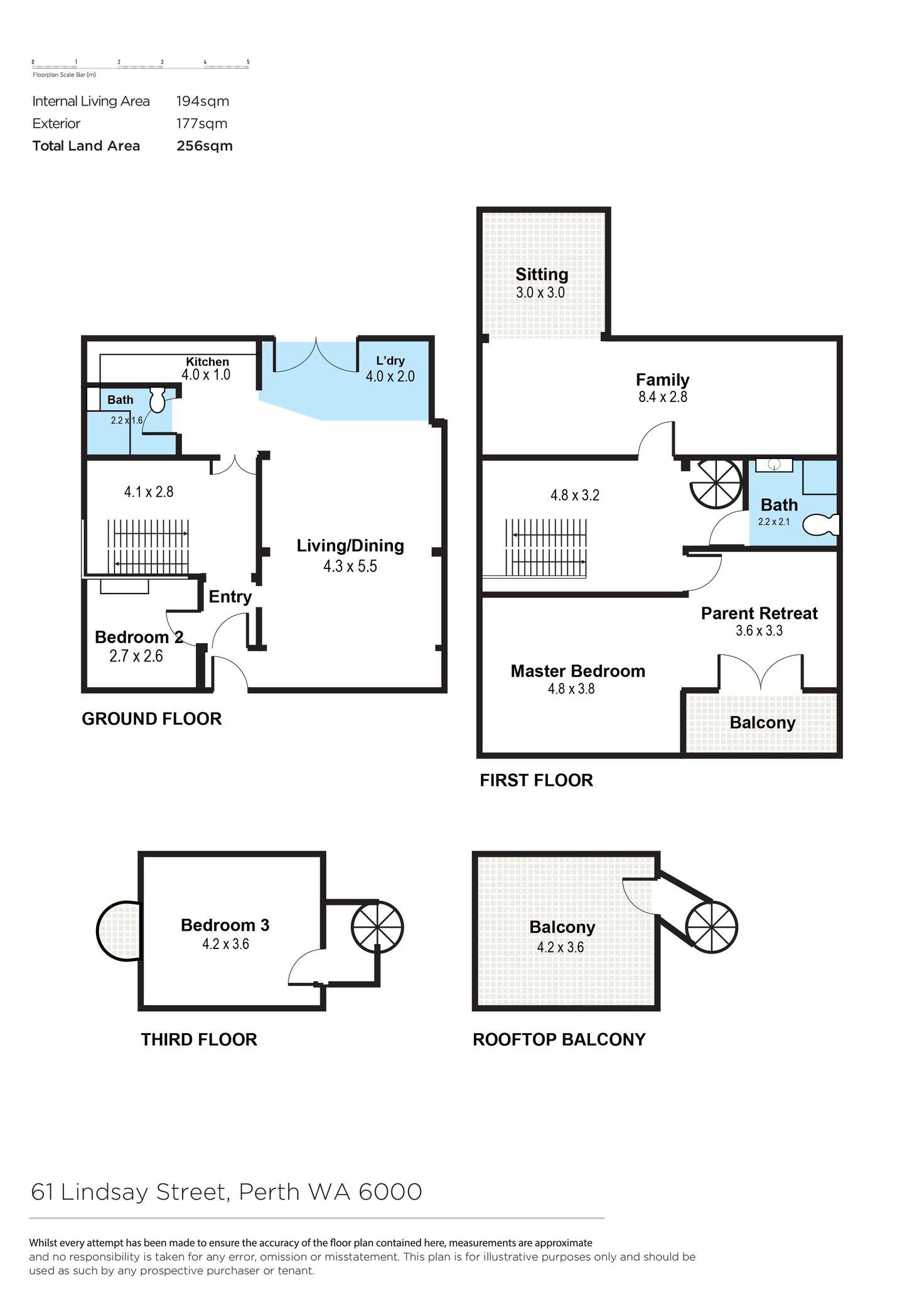 Floorplan of Homely house listing, 61 Lindsay Street, Perth WA 6000