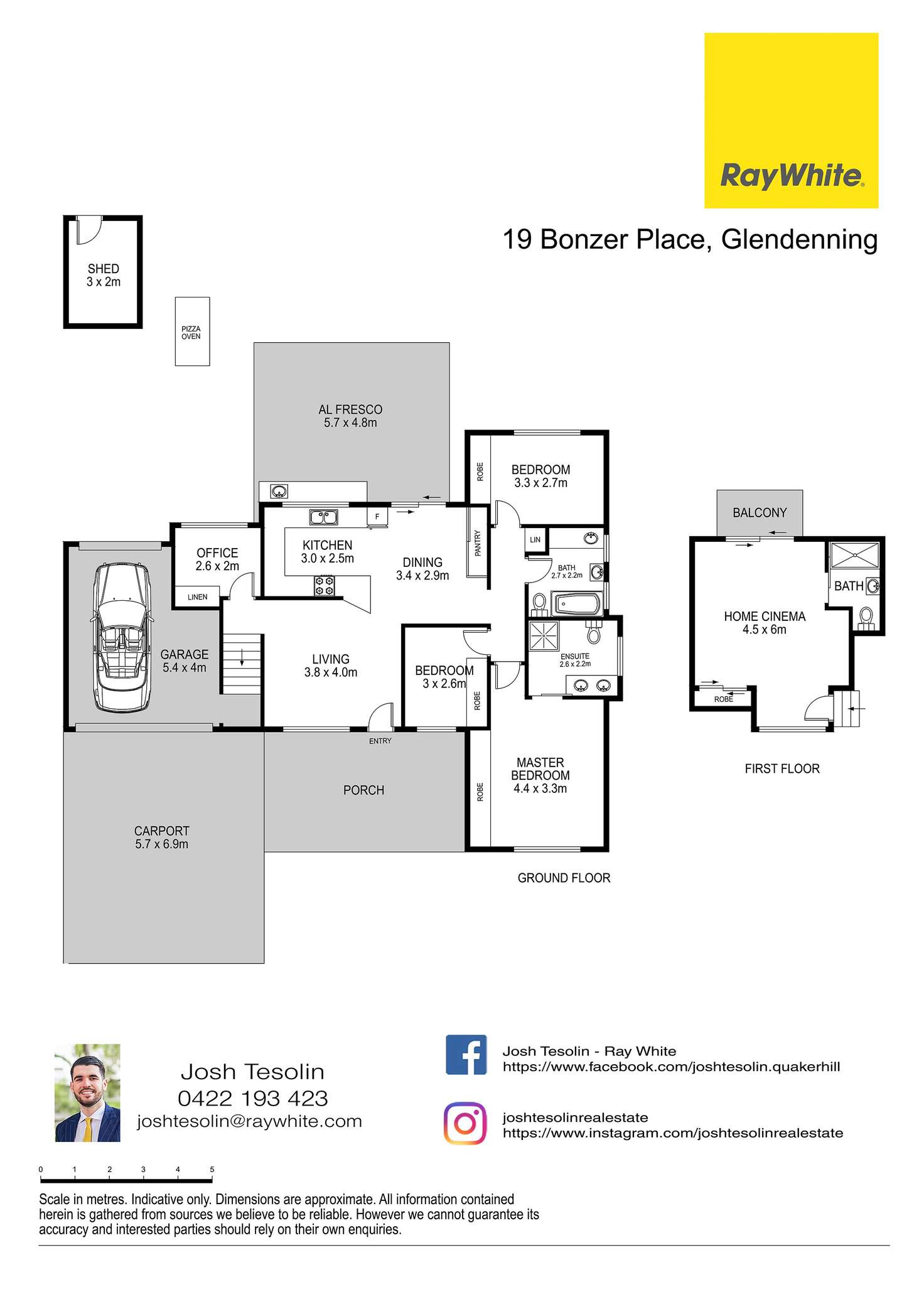 Floorplan of Homely house listing, 19 Bonzer Place, Glendenning NSW 2761