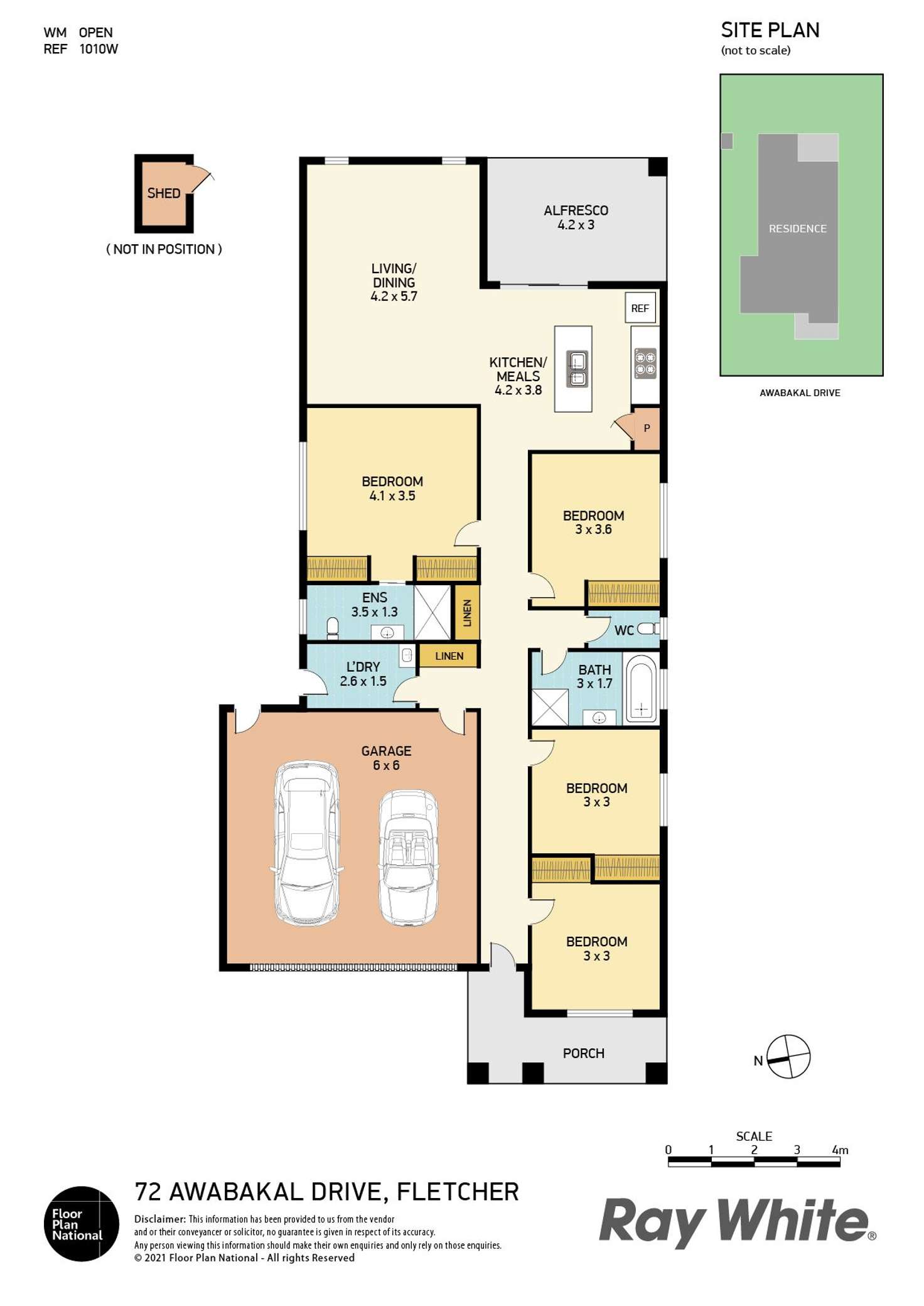 Floorplan of Homely house listing, 72 Awabakal Drive, Fletcher NSW 2287