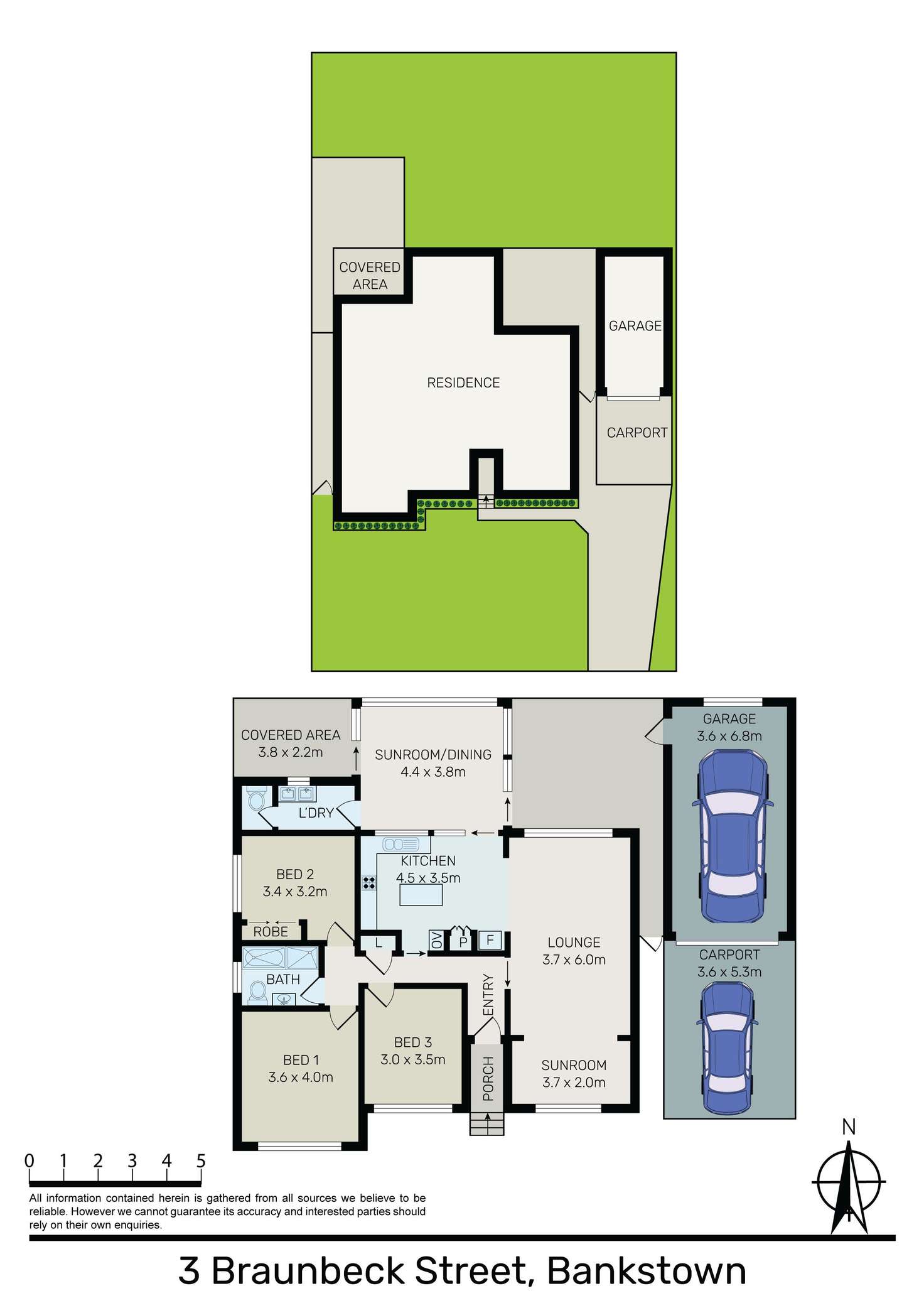 Floorplan of Homely house listing, 3 Braunbeck Street, Bankstown NSW 2200