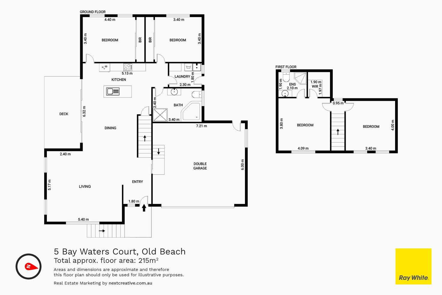Floorplan of Homely house listing, 5 Bay Waters Court, Old Beach TAS 7017