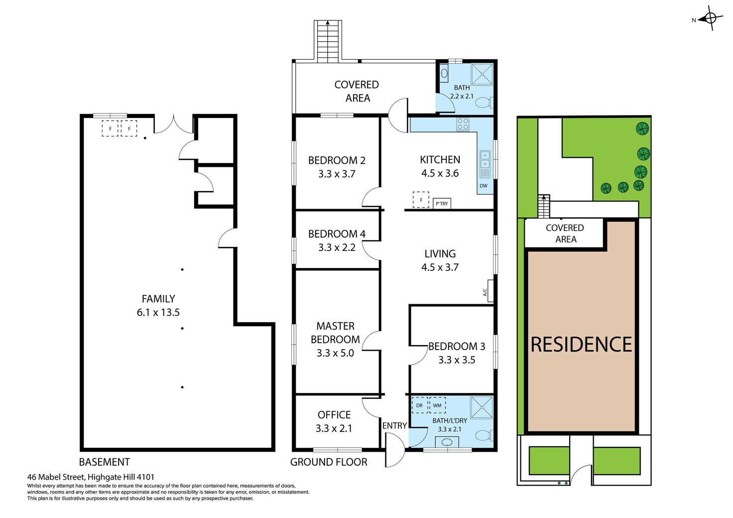 Floorplan of Homely house listing, 46 Mabel Street, Highgate Hill QLD 4101