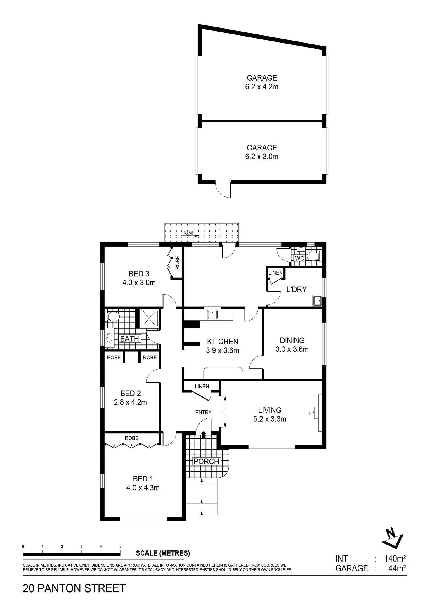 Floorplan of Homely house listing, 20 Panton Street, Eaglehawk VIC 3556