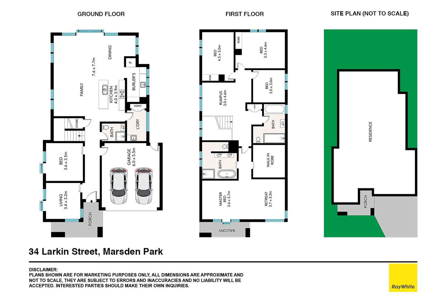 Floorplan of Homely house listing, 34 Larkin Street, Marsden Park NSW 2765