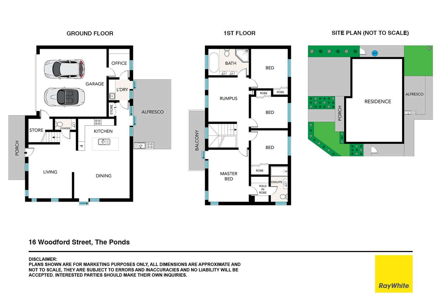 Floorplan of Homely house listing, 16 Woodford Street, The Ponds NSW 2769