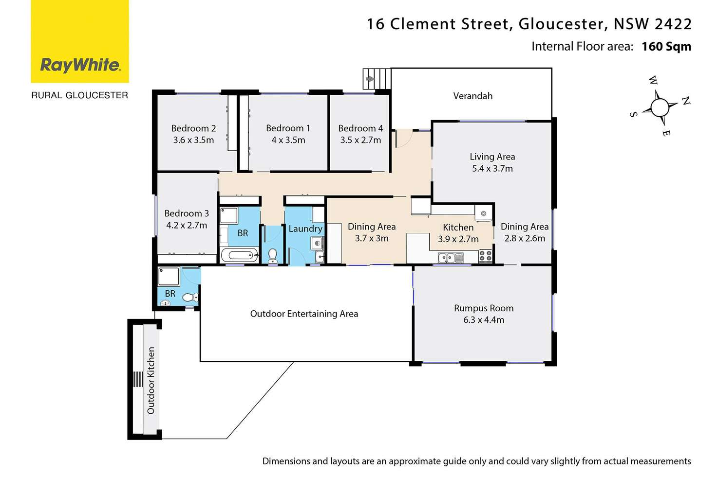 Floorplan of Homely house listing, 16 Clement Street, Gloucester NSW 2422