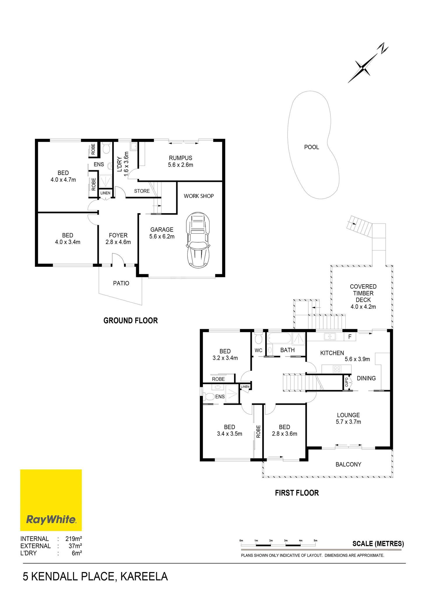 Floorplan of Homely house listing, 5 Kendall Place, Kareela NSW 2232