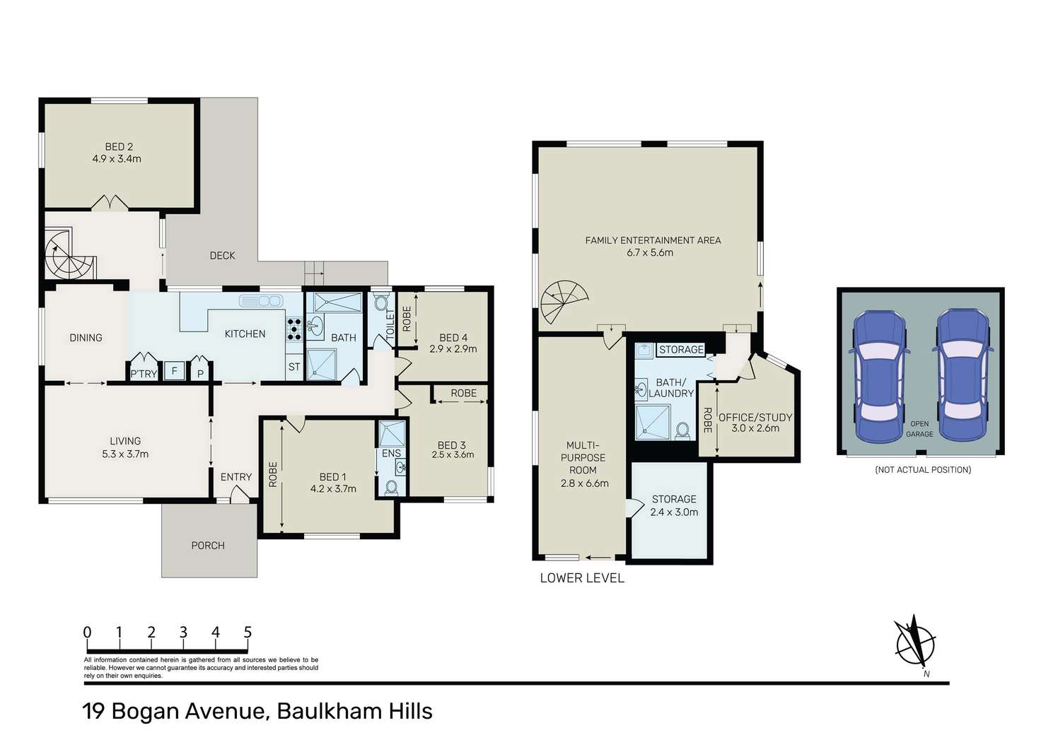 Floorplan of Homely house listing, 19 Bogan Avenue, Baulkham Hills NSW 2153