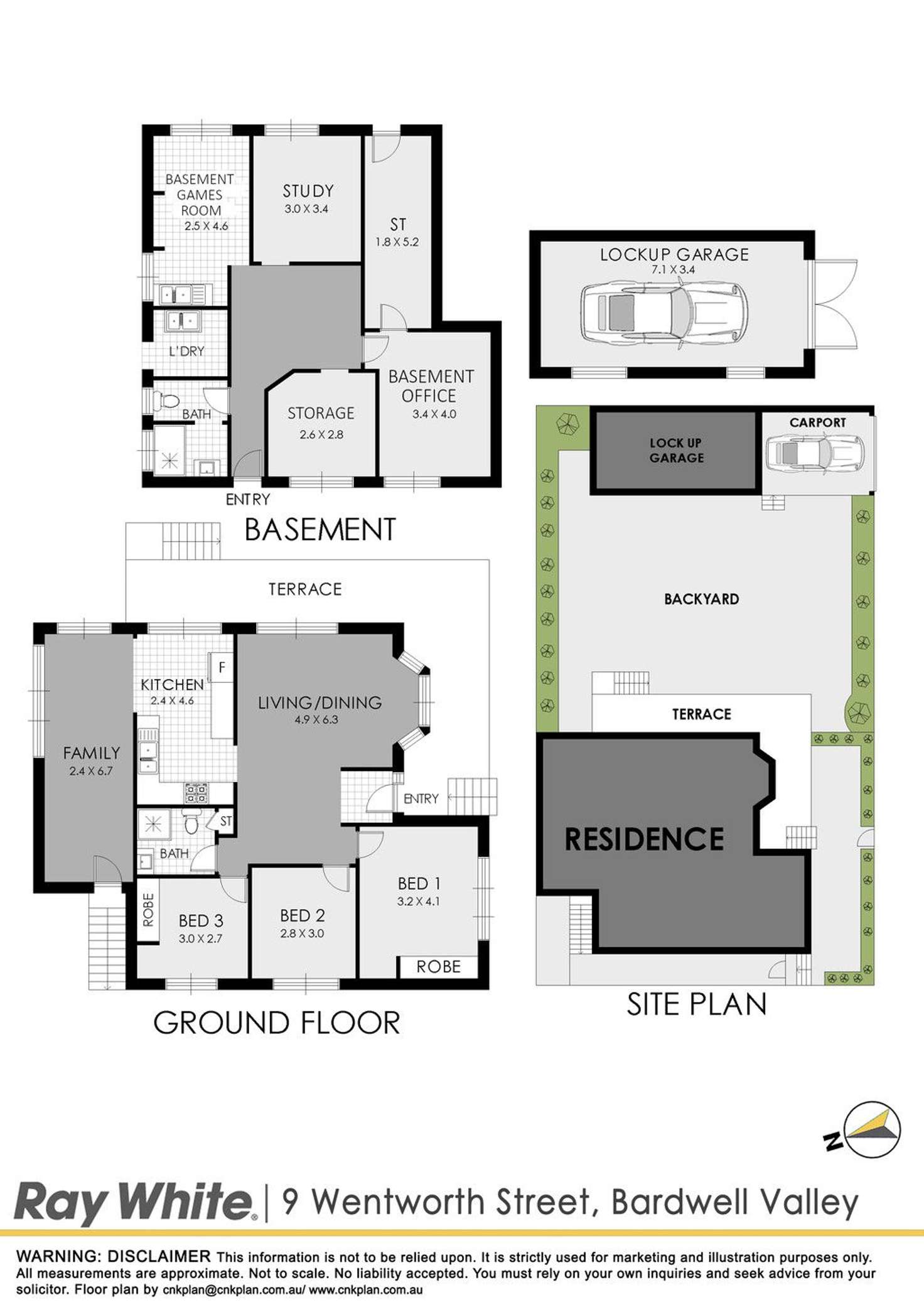 Floorplan of Homely house listing, 9 Wentworth Street, Bardwell Valley NSW 2207
