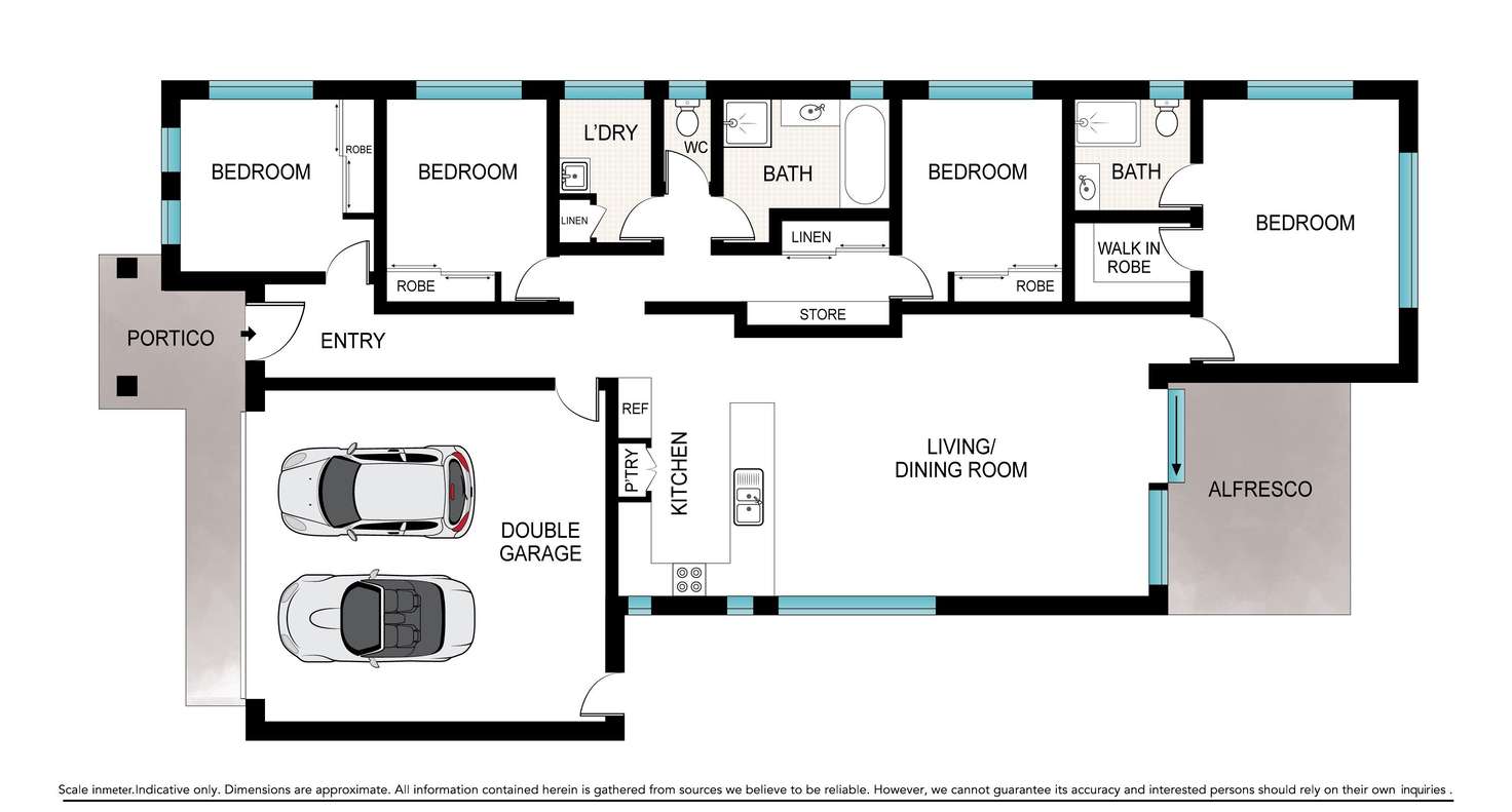 Floorplan of Homely house listing, 32 Shimao Crescent, North Lakes QLD 4509