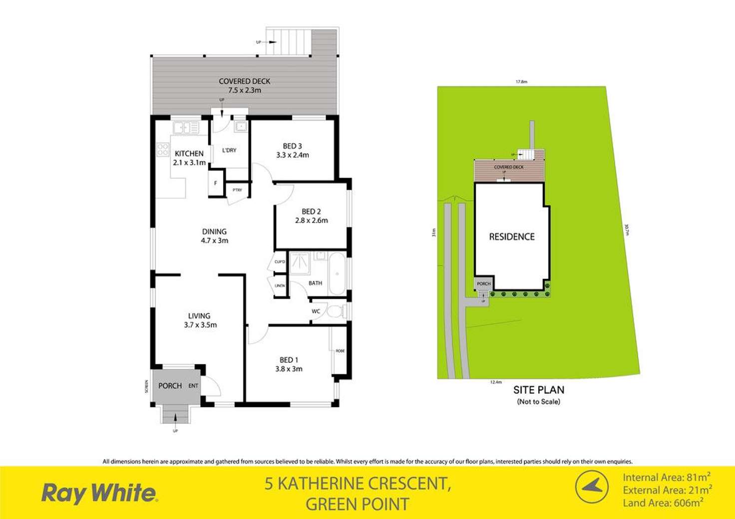 Floorplan of Homely house listing, 5 Katherine Crescent, Green Point NSW 2251