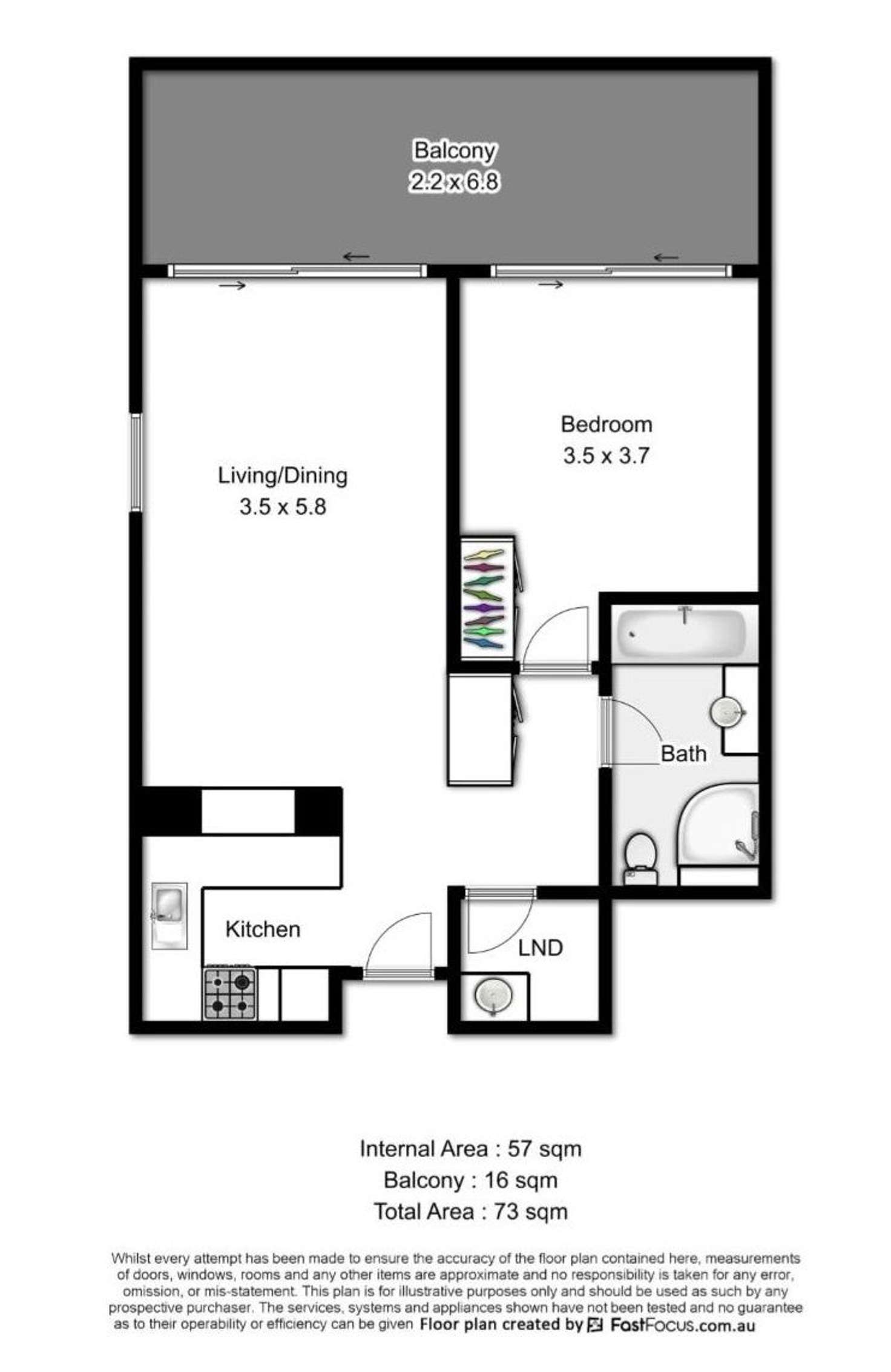 Floorplan of Homely apartment listing, 1005/132 Alice Street, Brisbane City QLD 4000