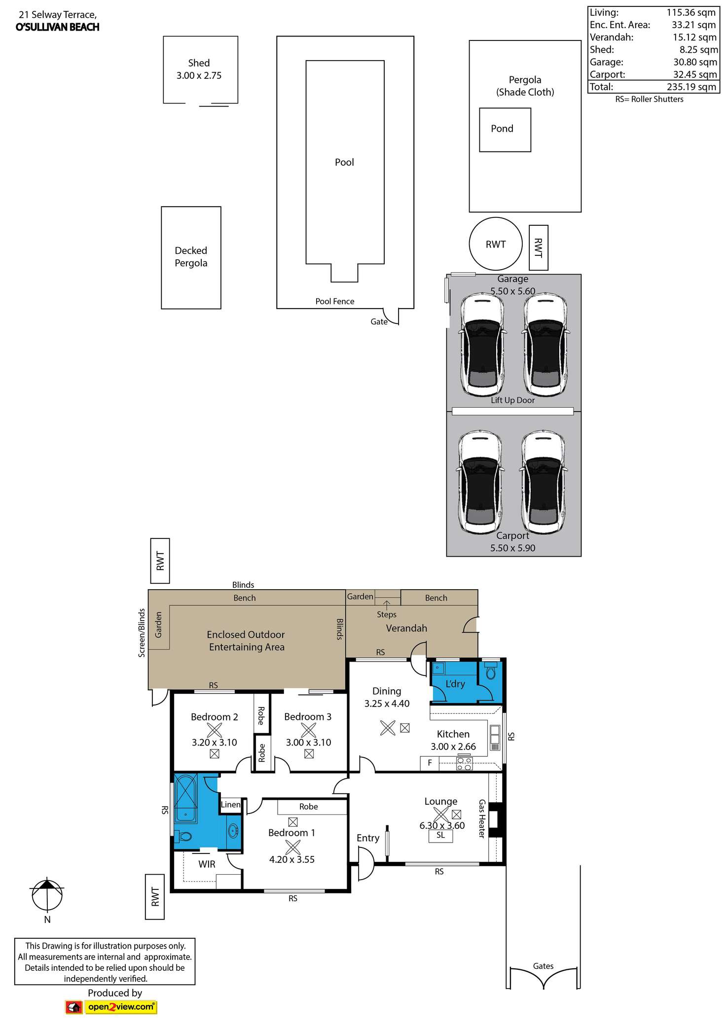 Floorplan of Homely house listing, 21 Selway Terrace, O'sullivan Beach SA 5166
