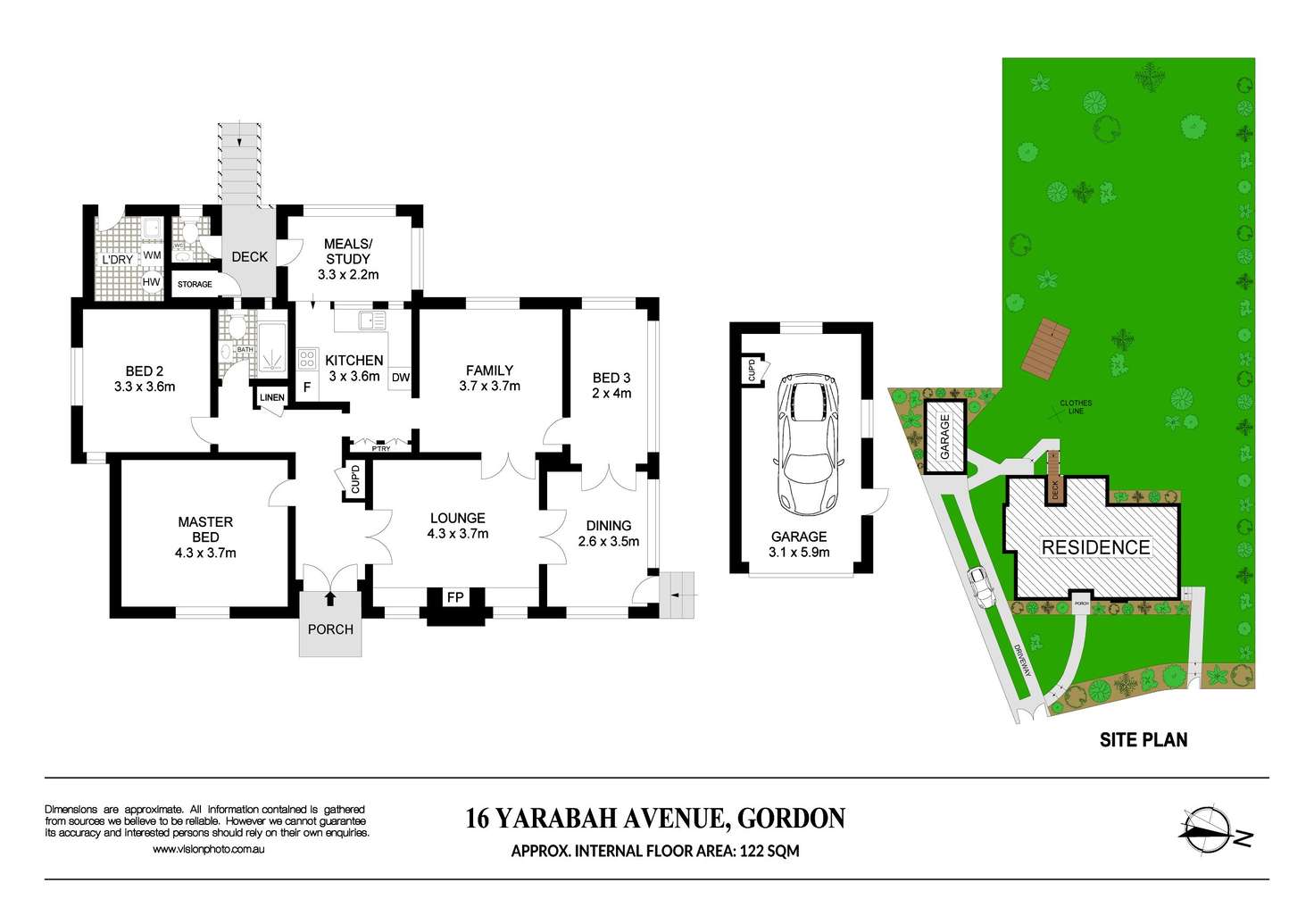 Floorplan of Homely house listing, 16 Yarabah Avenue, Gordon NSW 2072