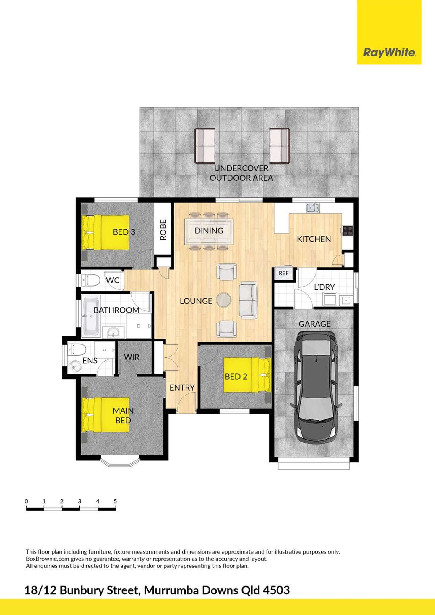 Floorplan of Homely house listing, 18/12 Bunbury Street, Murrumba Downs QLD 4503
