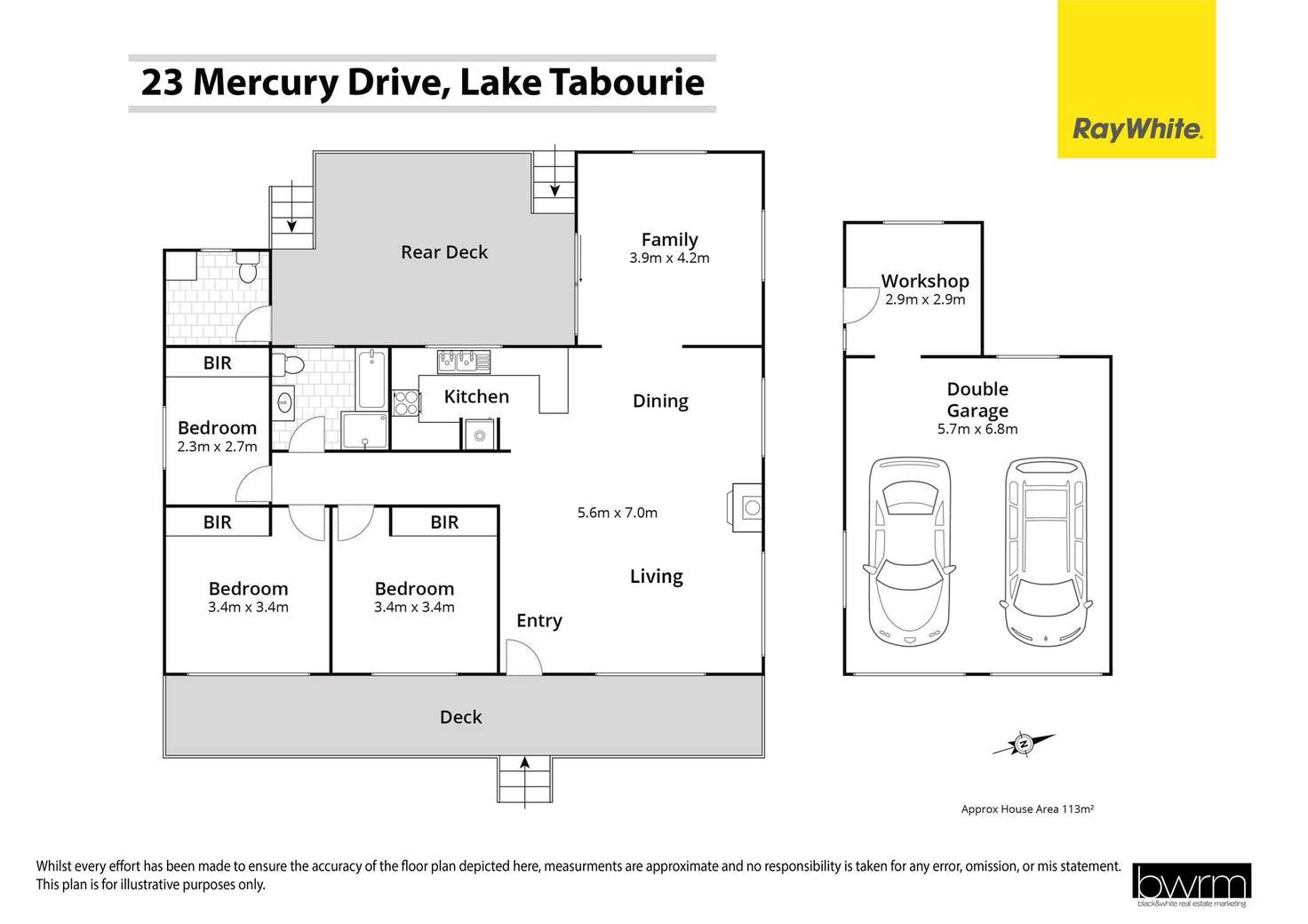 Floorplan of Homely house listing, 23 Mercury Drive, Lake Tabourie NSW 2539