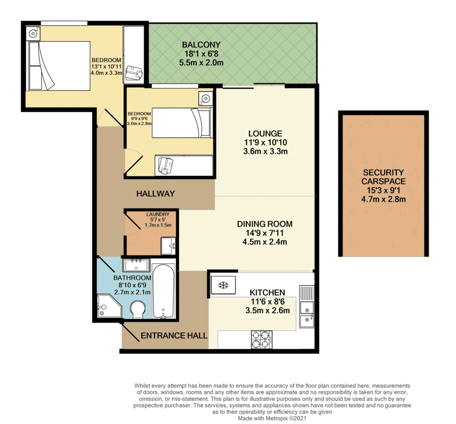 Floorplan of Homely unit listing, 3/502-504 Merrylands Road, Merrylands NSW 2160
