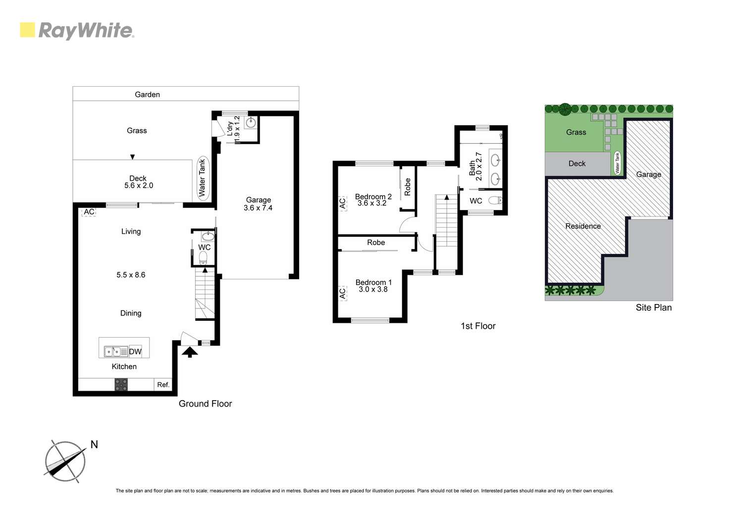 Floorplan of Homely townhouse listing, 2/7 Luckie Street, Nunawading VIC 3131