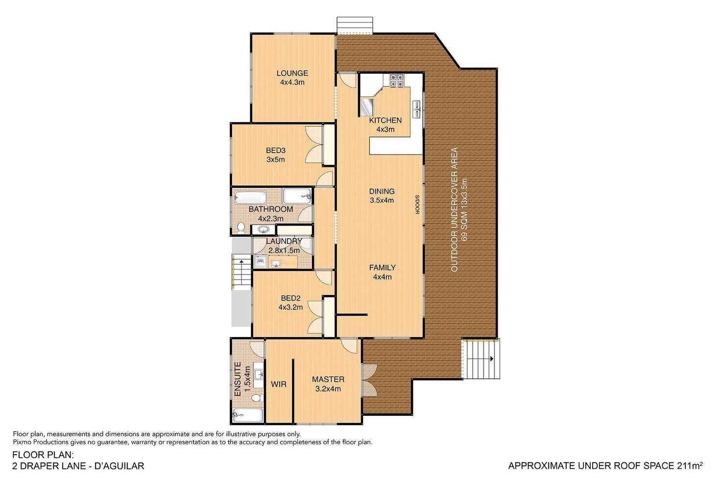 Floorplan of Homely house listing, 2 Draper Lane, D'aguilar QLD 4514