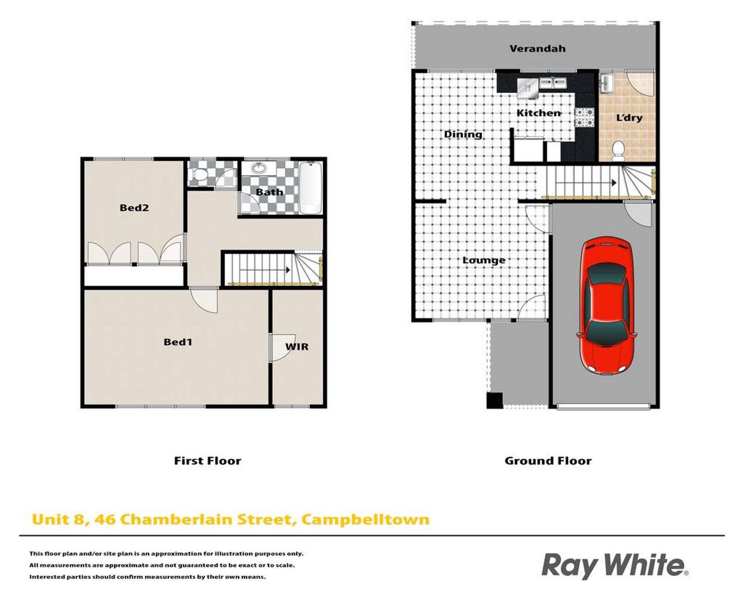 Floorplan of Homely house listing, 8/46 Chaimberlain Street, Campbelltown NSW 2560