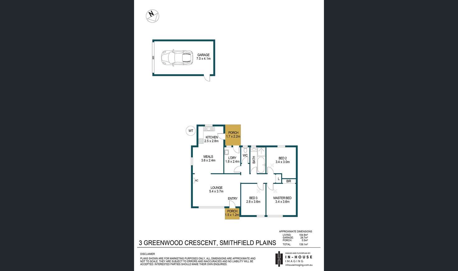 Floorplan of Homely house listing, 3 Greenwood Crescent, Smithfield Plains SA 5114