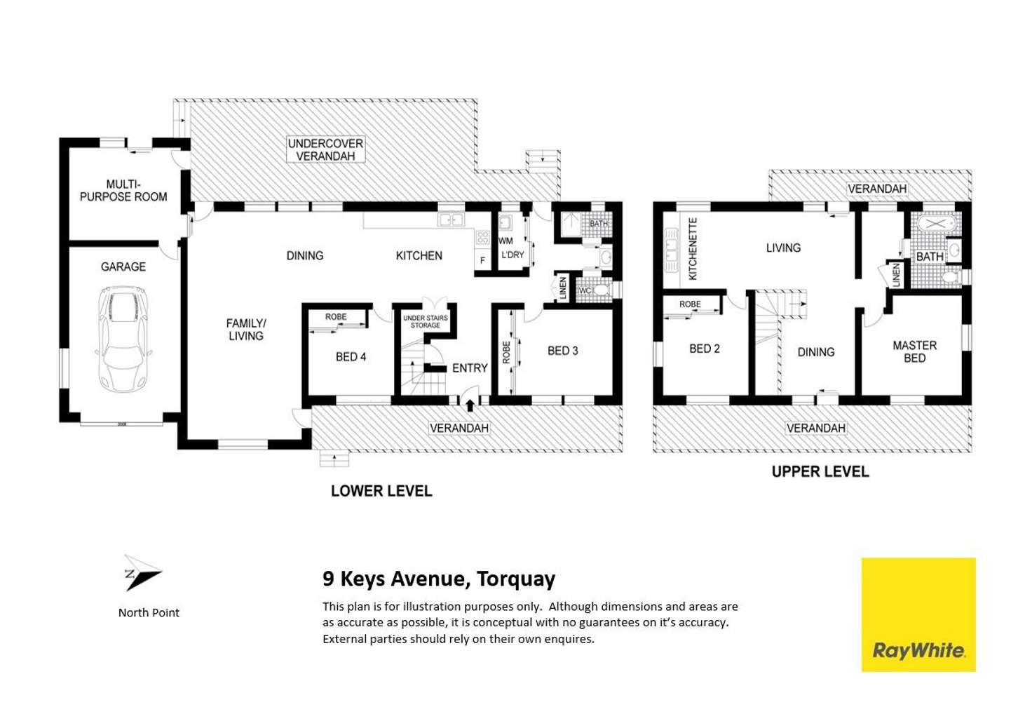 Floorplan of Homely house listing, 9 Keys Avenue, Torquay QLD 4655