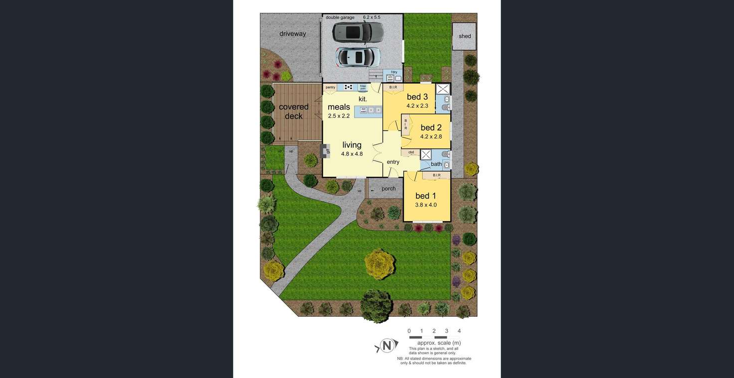 Floorplan of Homely house listing, 75 Wattle Grove, Mulgrave VIC 3170