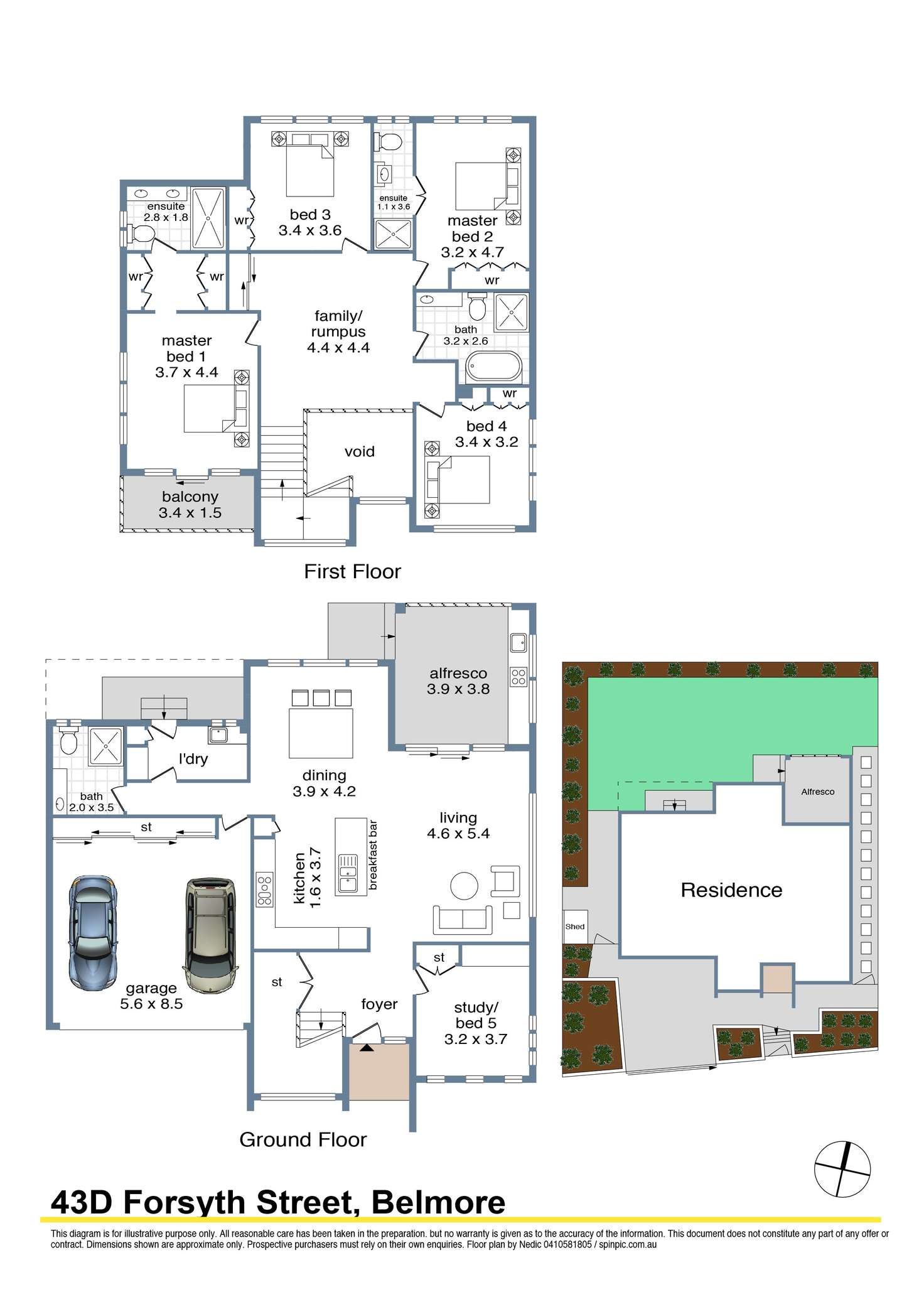 Floorplan of Homely house listing, 43d Forsyth Street, Belmore NSW 2192