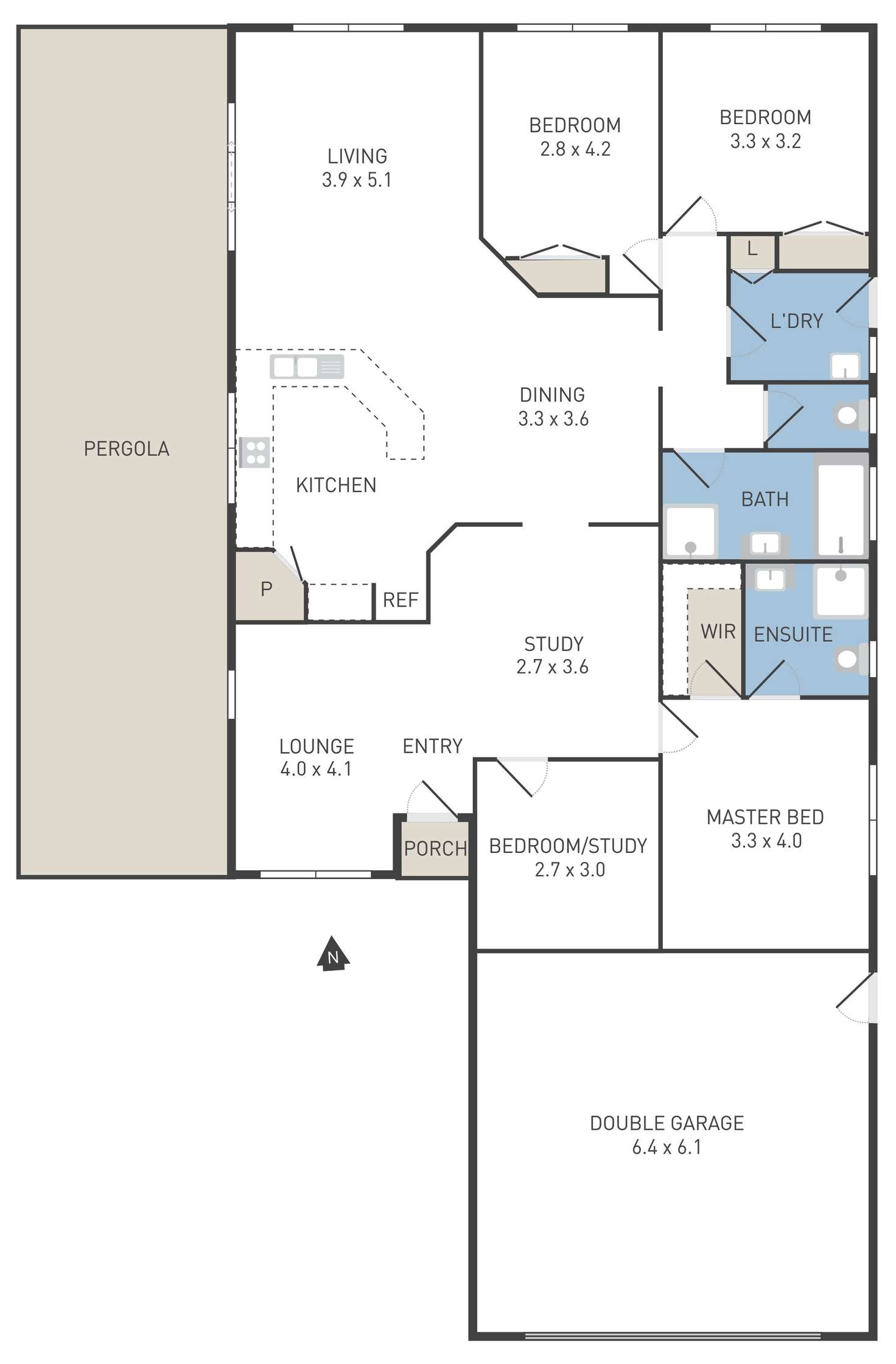 Floorplan of Homely house listing, 30 Kenmore Close, Hoppers Crossing VIC 3029