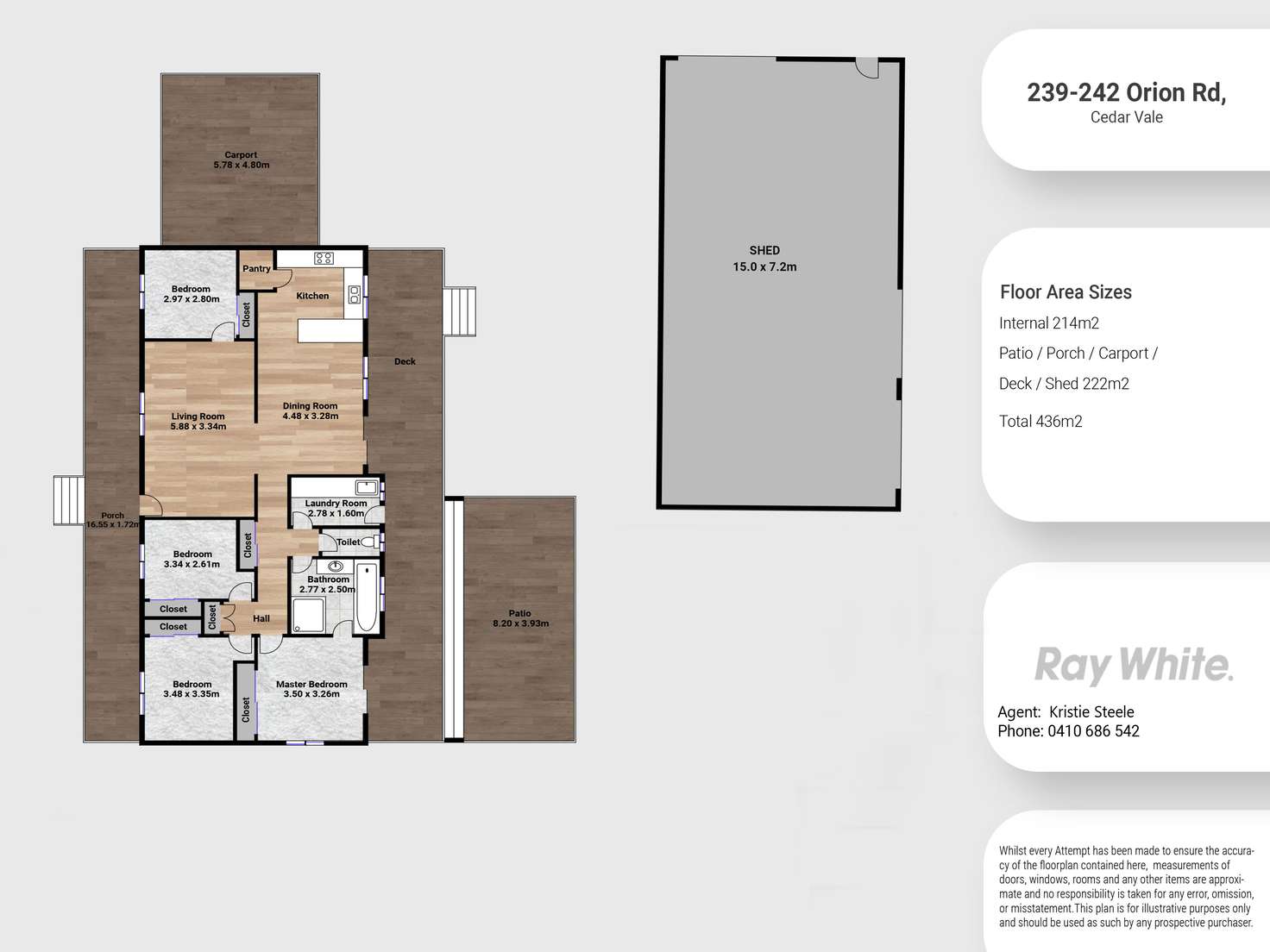 Floorplan of Homely house listing, 239-241 Orion Road, Cedar Vale QLD 4285
