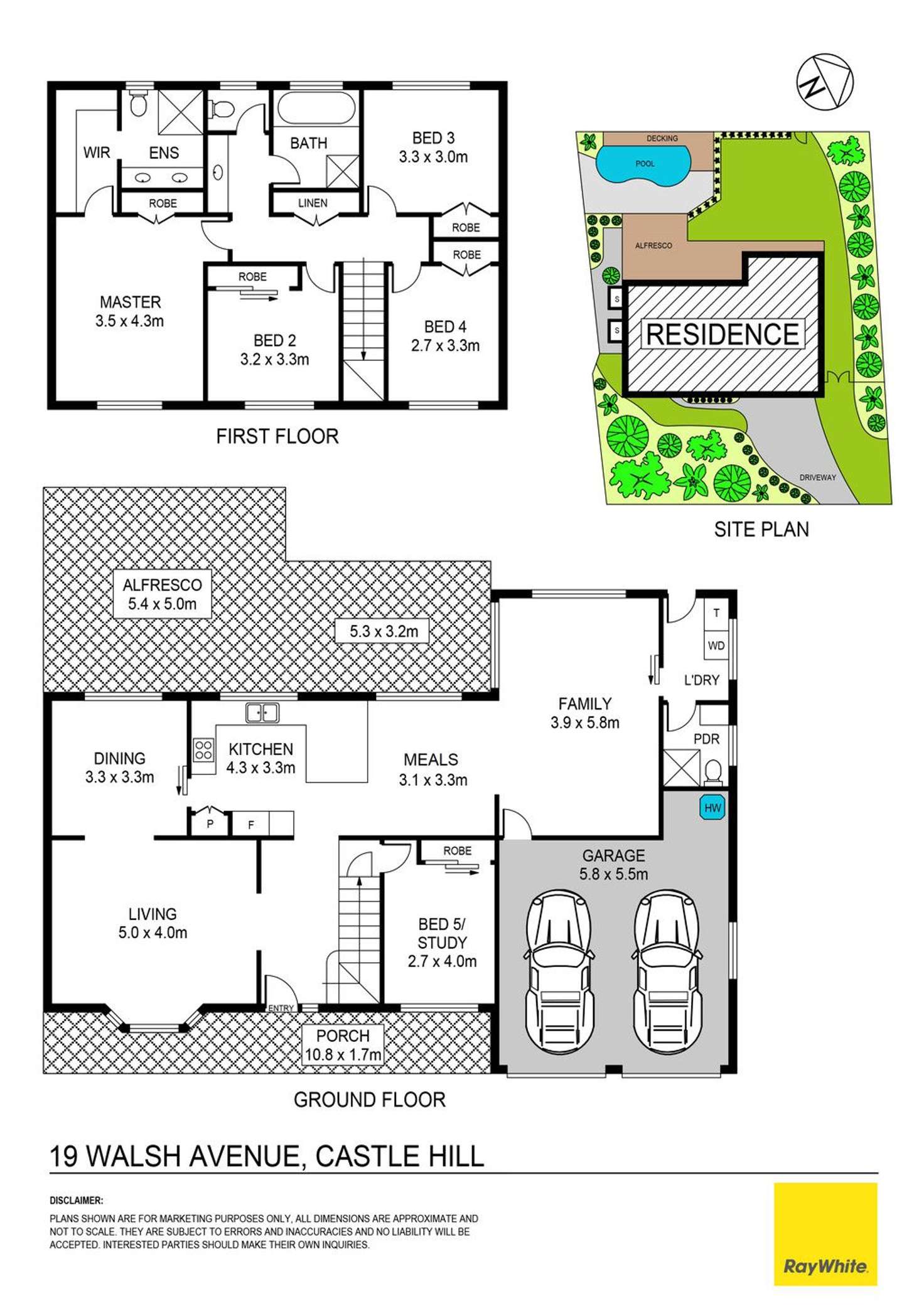 Floorplan of Homely house listing, 19 Walsh Avenue, Castle Hill NSW 2154