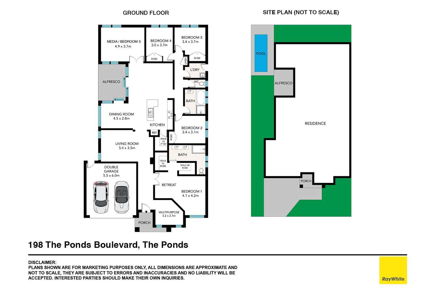 Floorplan of Homely house listing, 198 The Ponds Boulevard, The Ponds NSW 2769