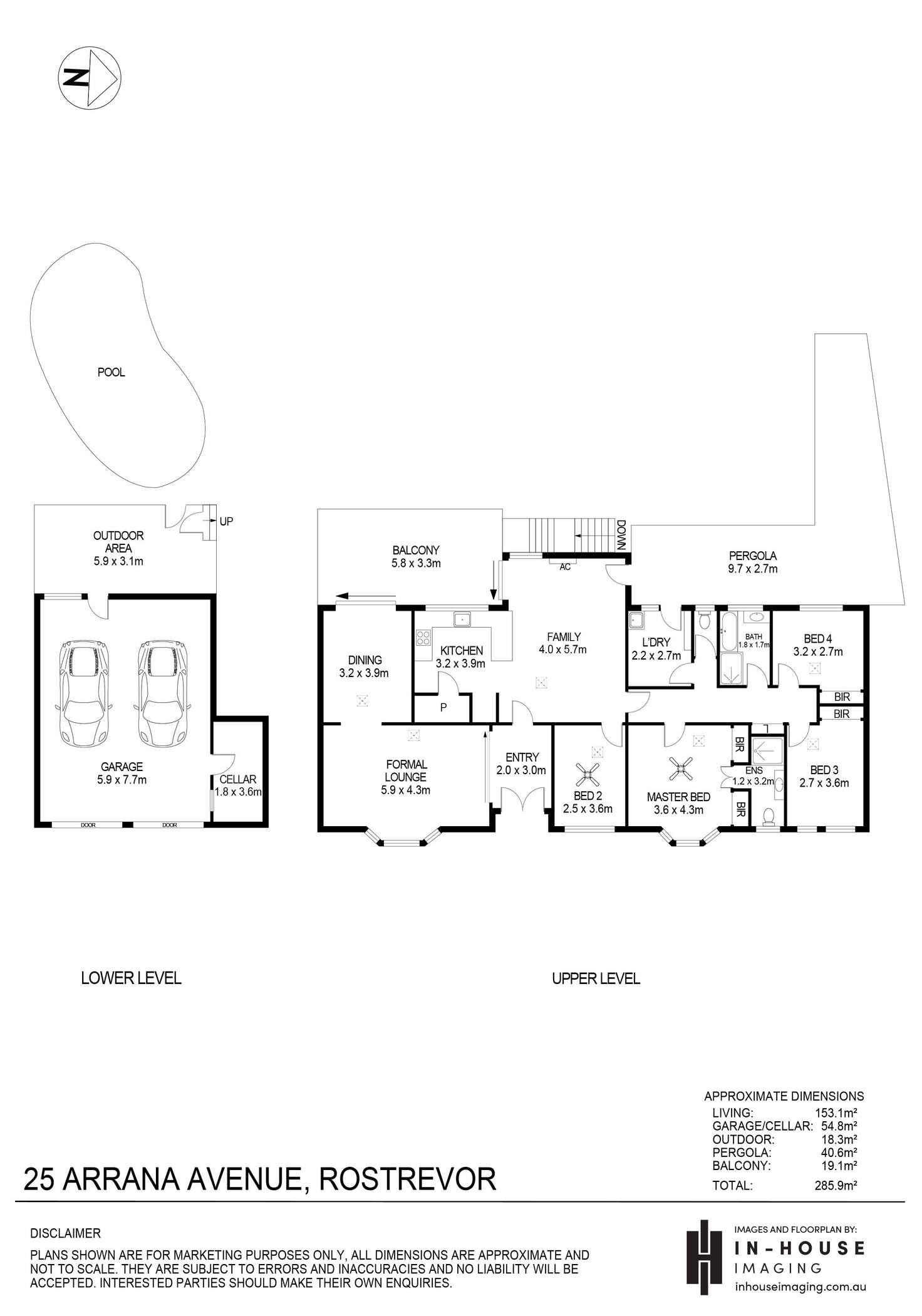 Floorplan of Homely house listing, 25 Arrana Avenue, Rostrevor SA 5073