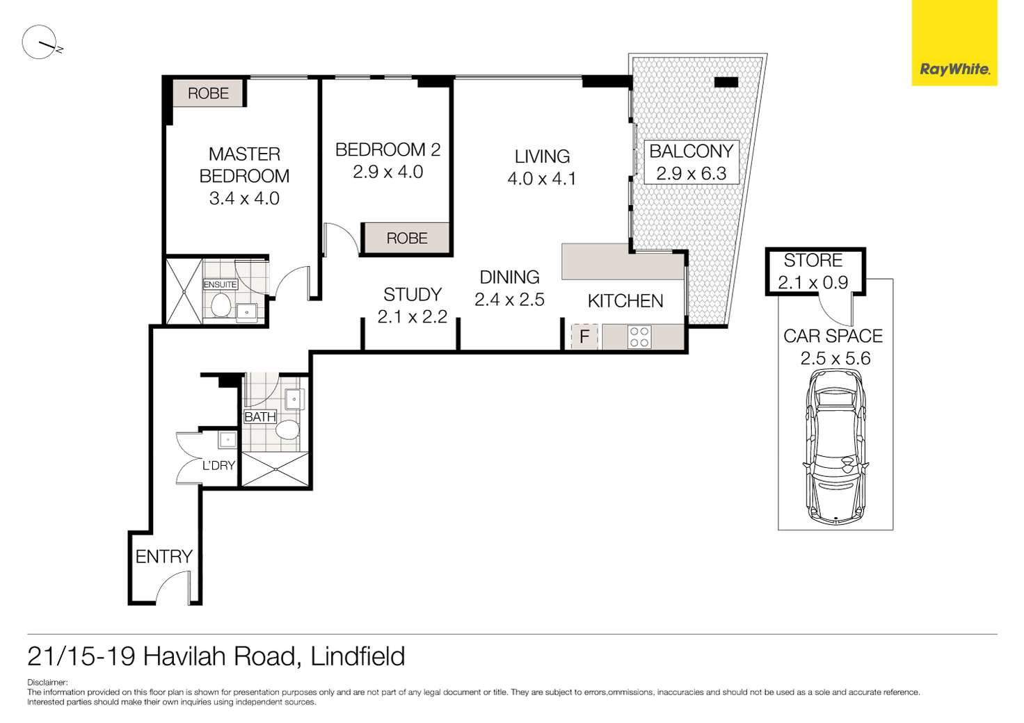 Floorplan of Homely unit listing, 21/15-19 Havilah Road, Lindfield NSW 2070