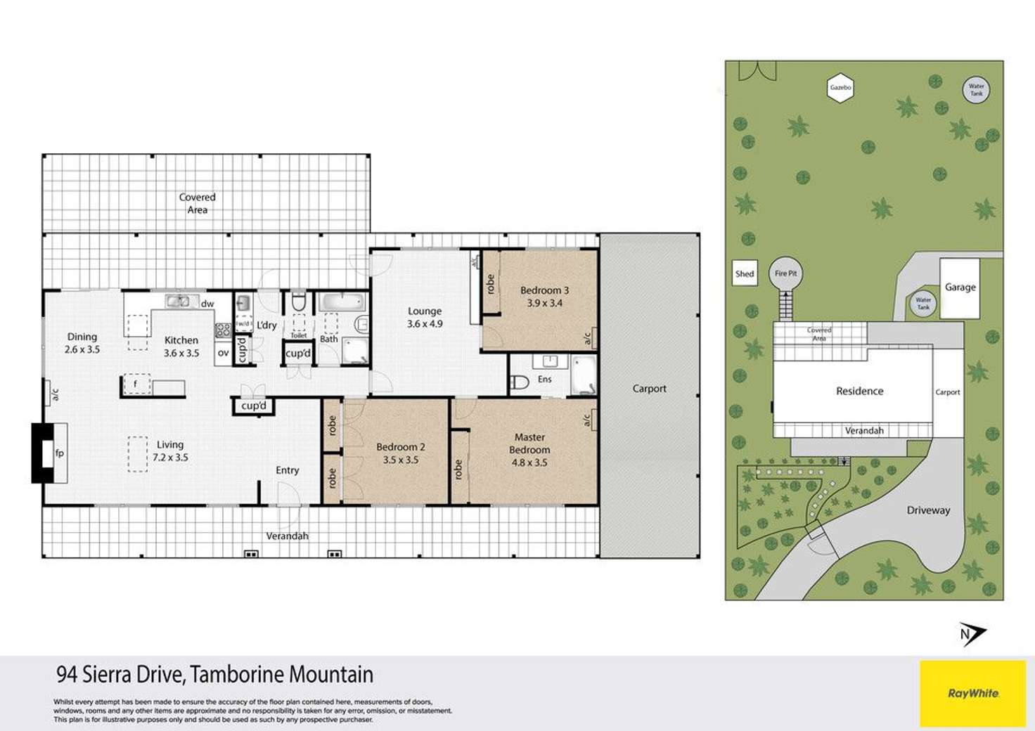 Floorplan of Homely house listing, 94-96 Sierra Drive, Tamborine Mountain QLD 4272
