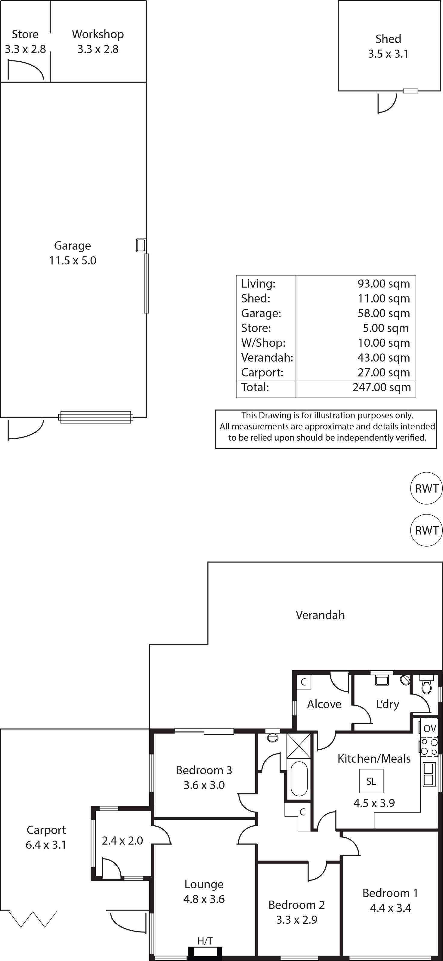 Floorplan of Homely house listing, 19 Levistone Street, Seaton SA 5023