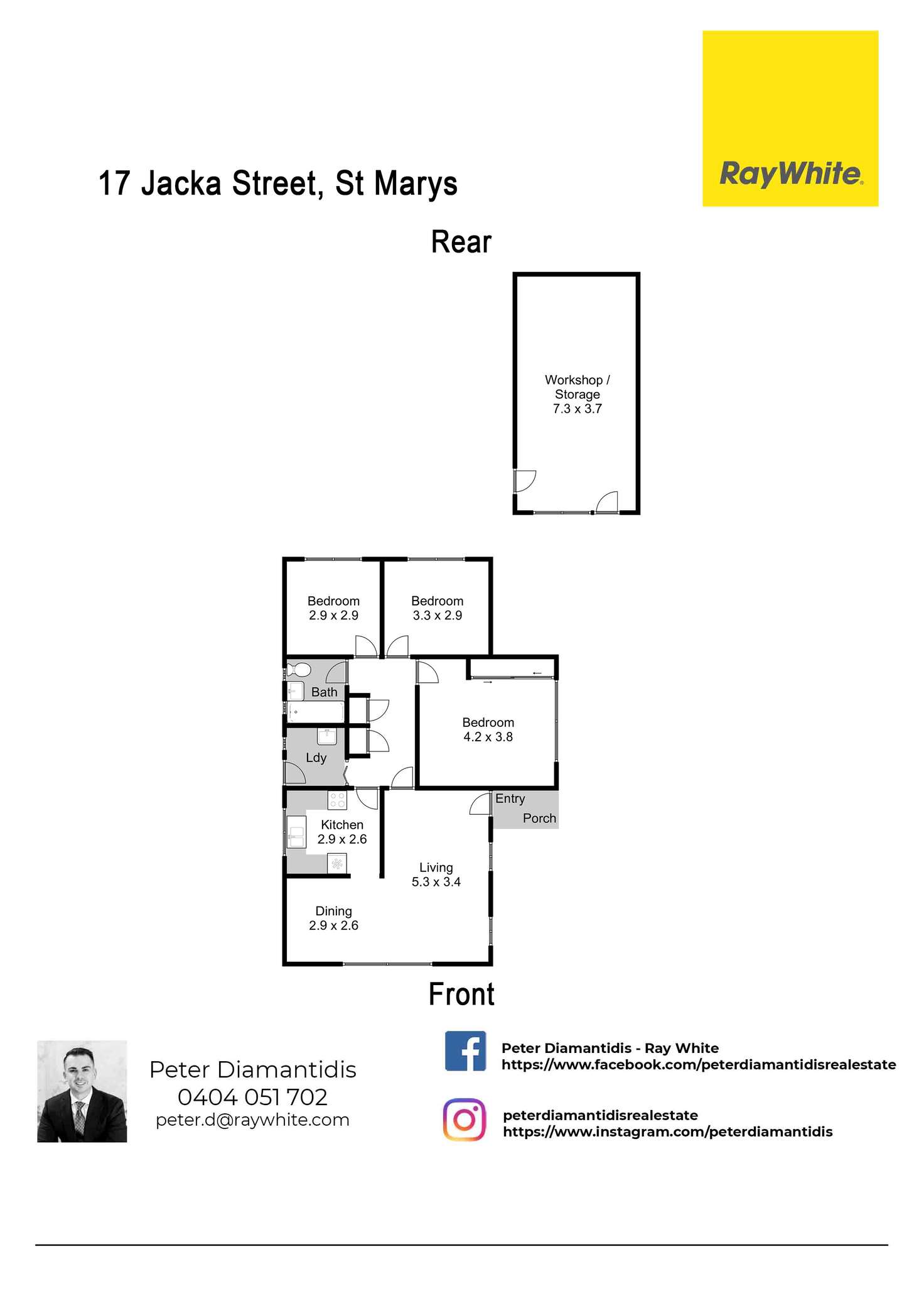 Floorplan of Homely house listing, 17 Jacka Street, St Marys NSW 2760