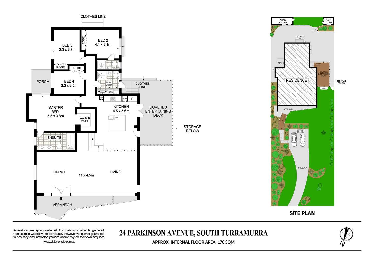 Floorplan of Homely house listing, 24 Parkinson Avenue, Turramurra NSW 2074