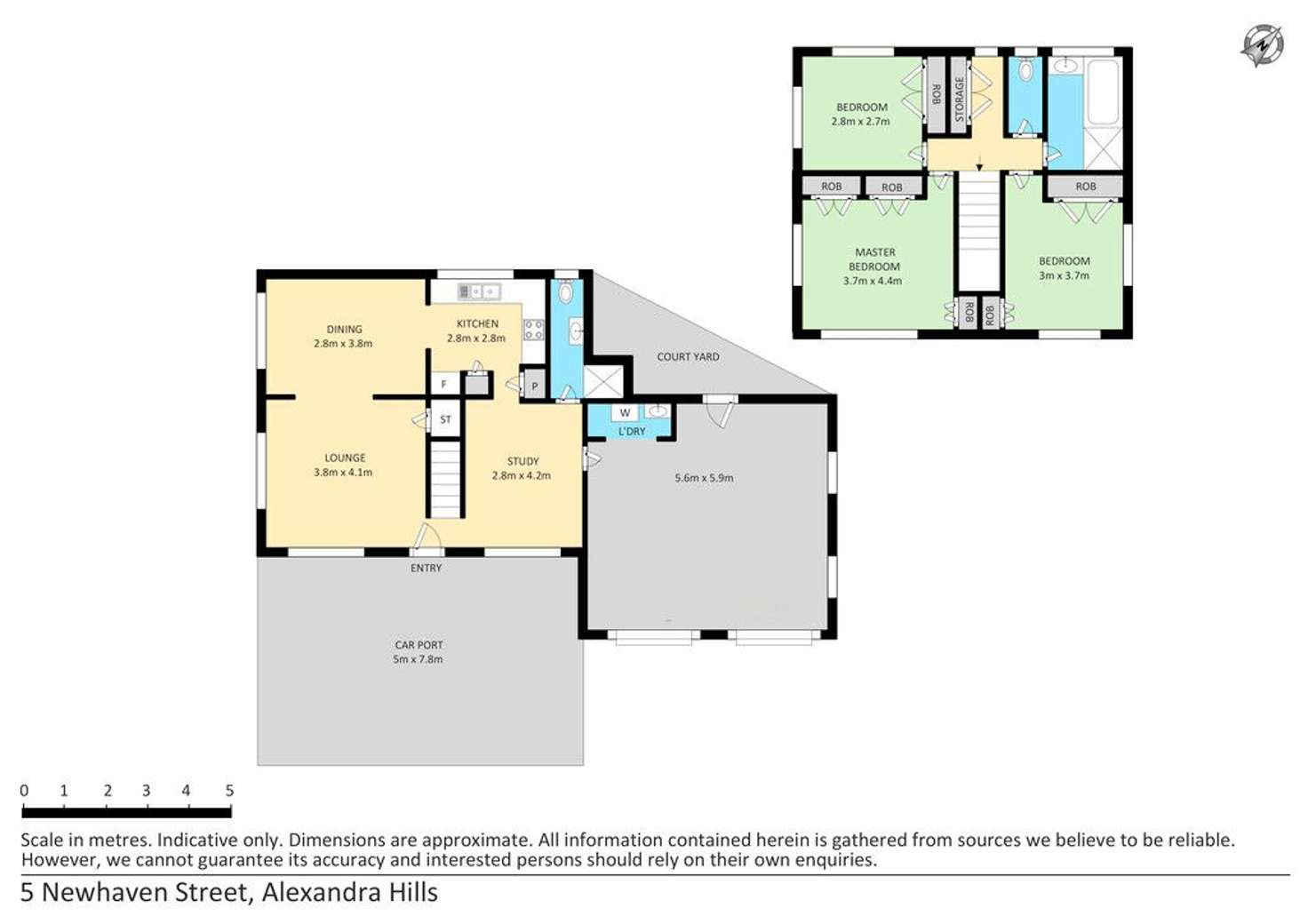 Floorplan of Homely blockOfUnits listing, 5 Newhaven Street, Alexandra Hills QLD 4161