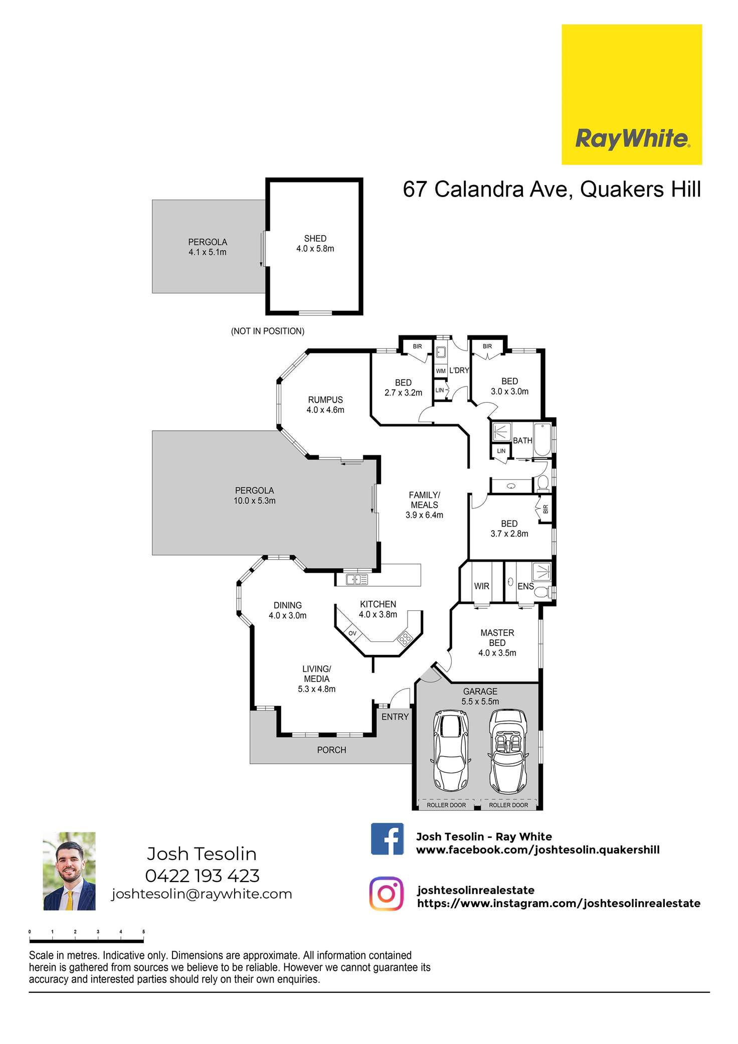 Floorplan of Homely house listing, 67 Calandra Avenue, Quakers Hill NSW 2763