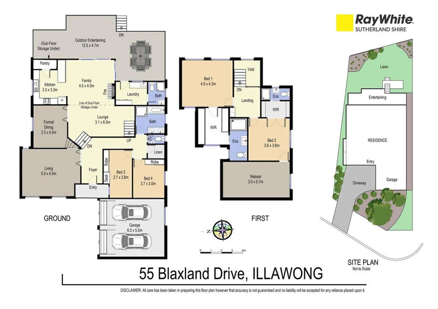 Floorplan of Homely house listing, 55 Blaxland Drive, Illawong NSW 2234