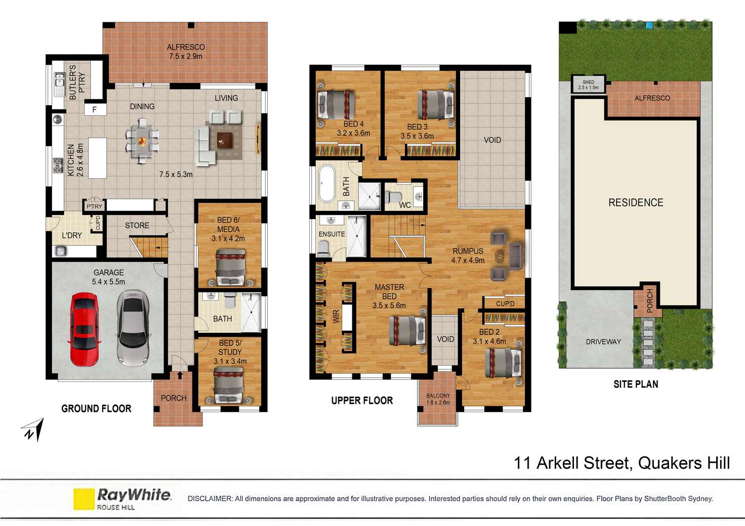 Floorplan of Homely house listing, 11 Arkell Street, Quakers Hill NSW 2763