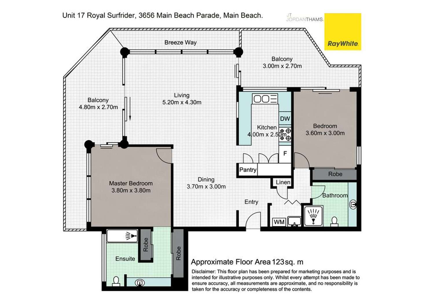 Floorplan of Homely apartment listing, 17/3656 Main Beach Parade, Main Beach QLD 4217