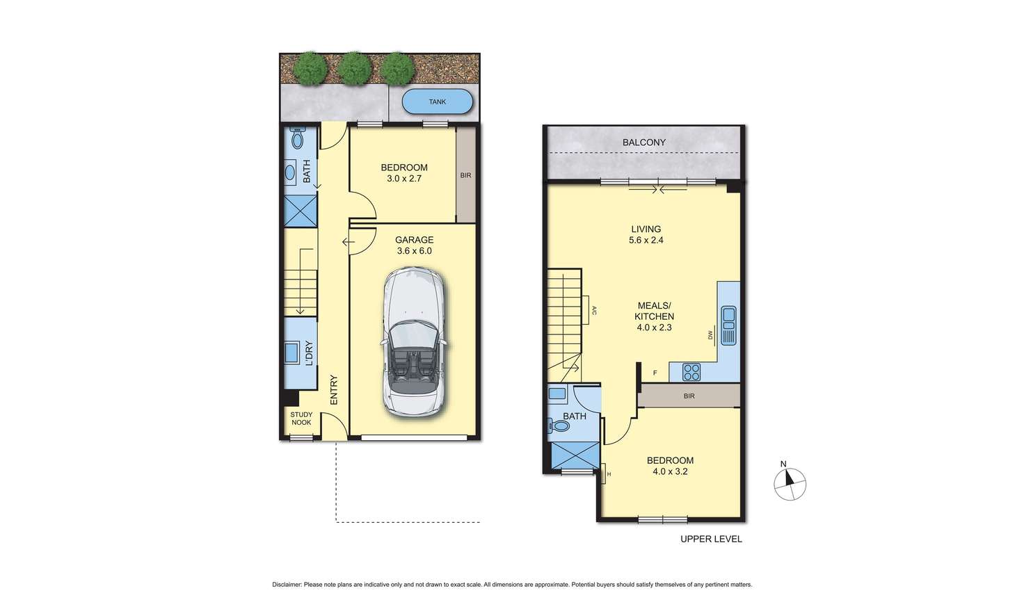 Floorplan of Homely townhouse listing, 3/7 Elstone Court, Niddrie VIC 3042